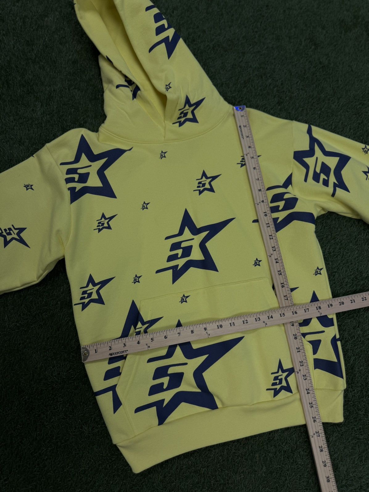 Sp5der Sp5der Worldwide Star Yellow Hoodie Size M (NEW) Size US M / EU 48-50 / 2 - 2 Thumbnail