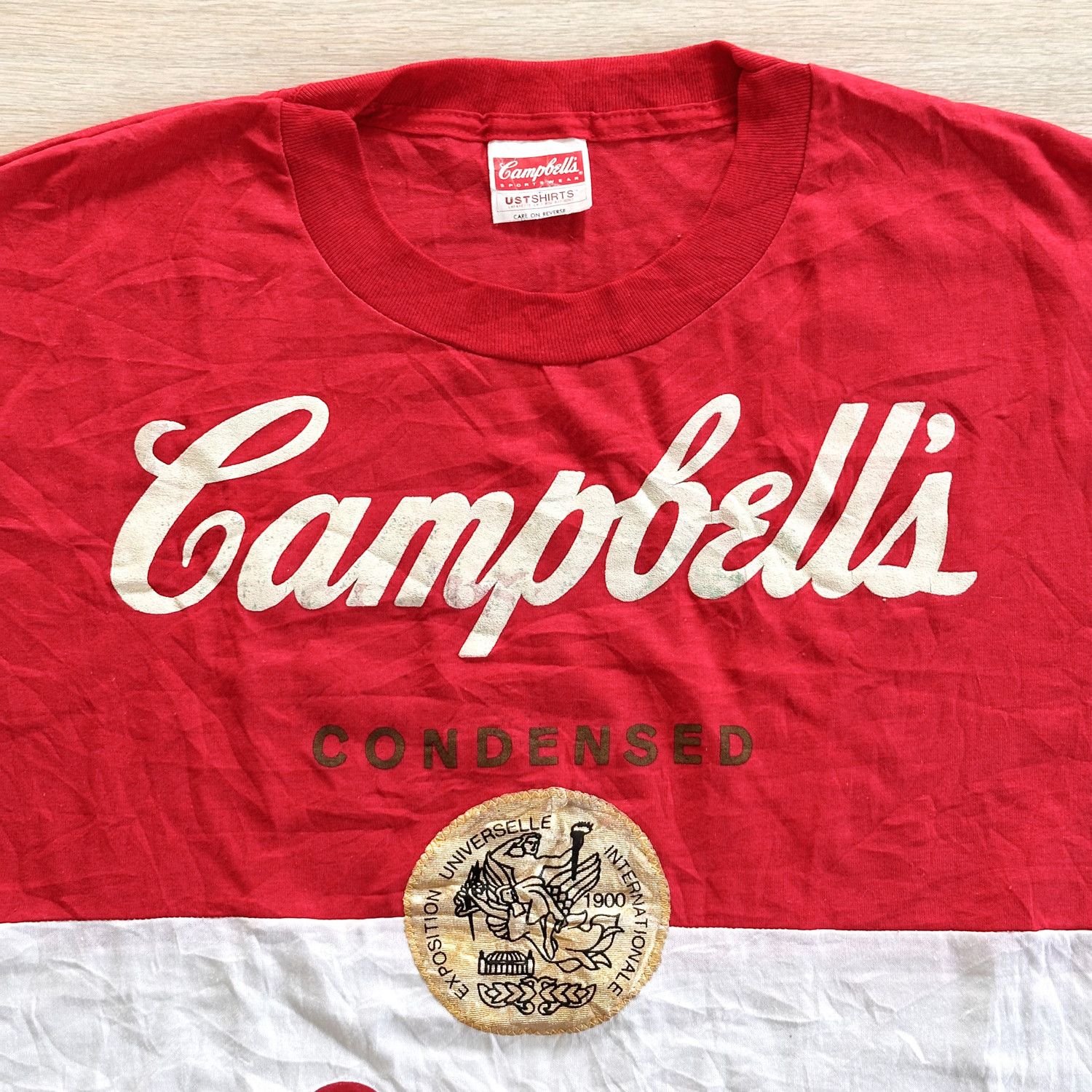 Vintage 1988 Campbell's Soup promo t shirt size L andy warhol Size US L / EU 52-54 / 3 - 3 Thumbnail