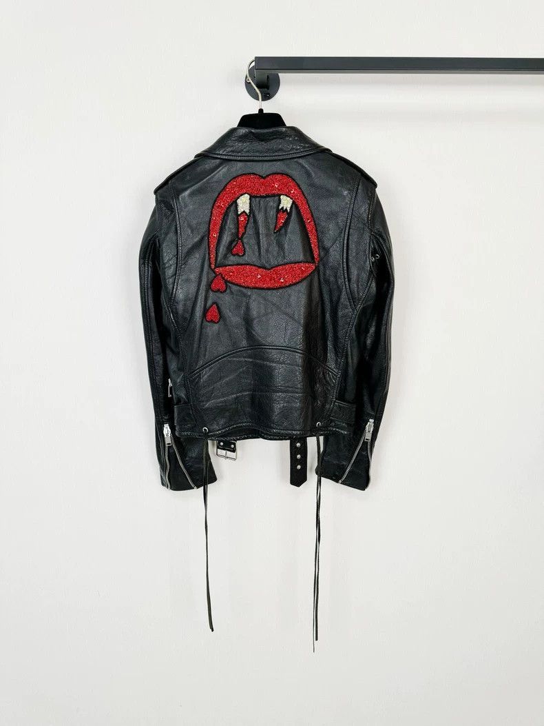Saint Laurent Paris Saint Laurent Paris Saint Laurent Black Leather Jacket wit Size US S / EU 44-46 / 1 - 1 Thumbnail