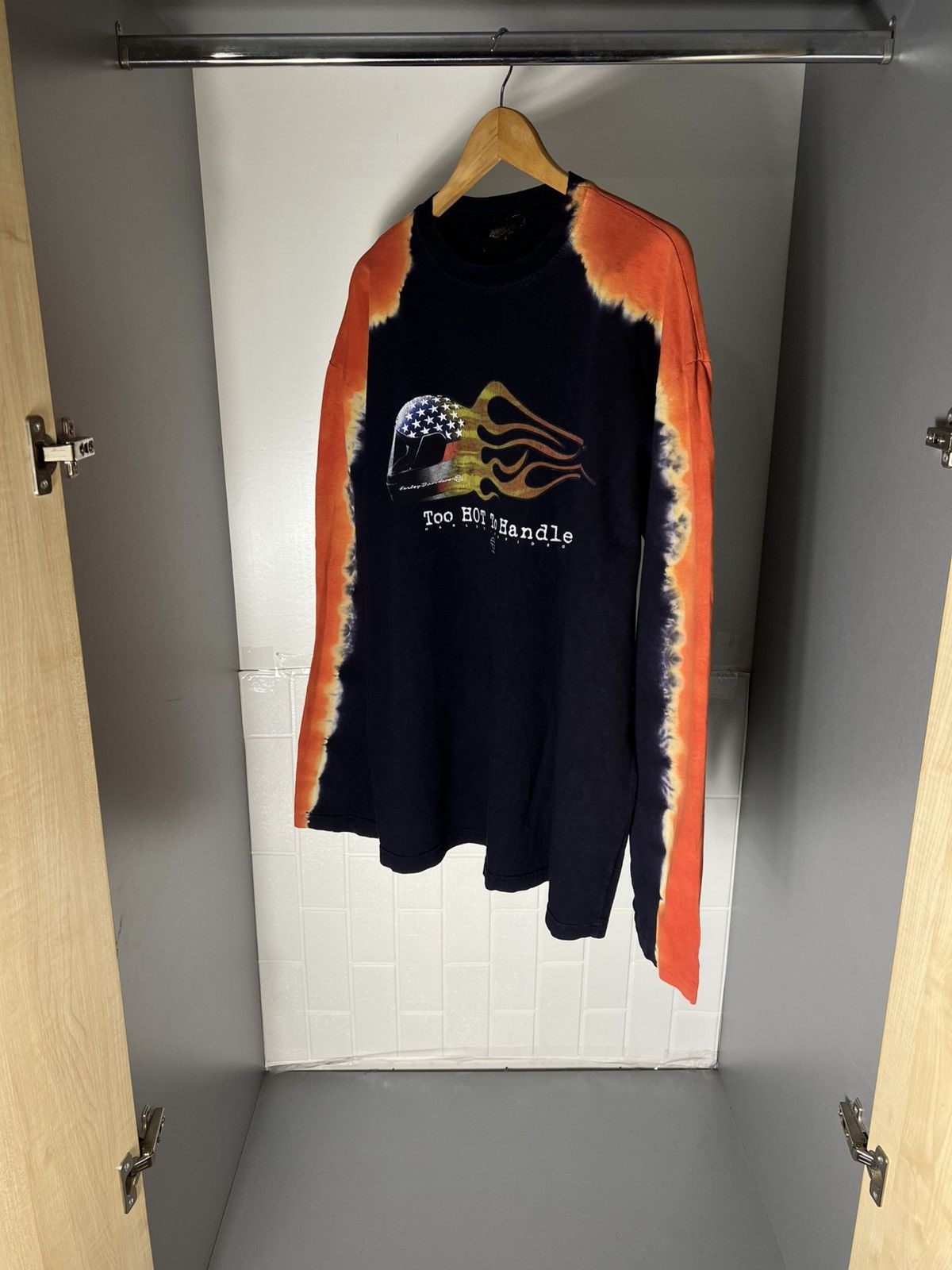 Harley Davidson VINTAGE HARLEY DAVIDSON MOTORCYCLE LAS VEGAS 1995 RETRO Y2K Size US XL / EU 56 / 4 - 8 Thumbnail