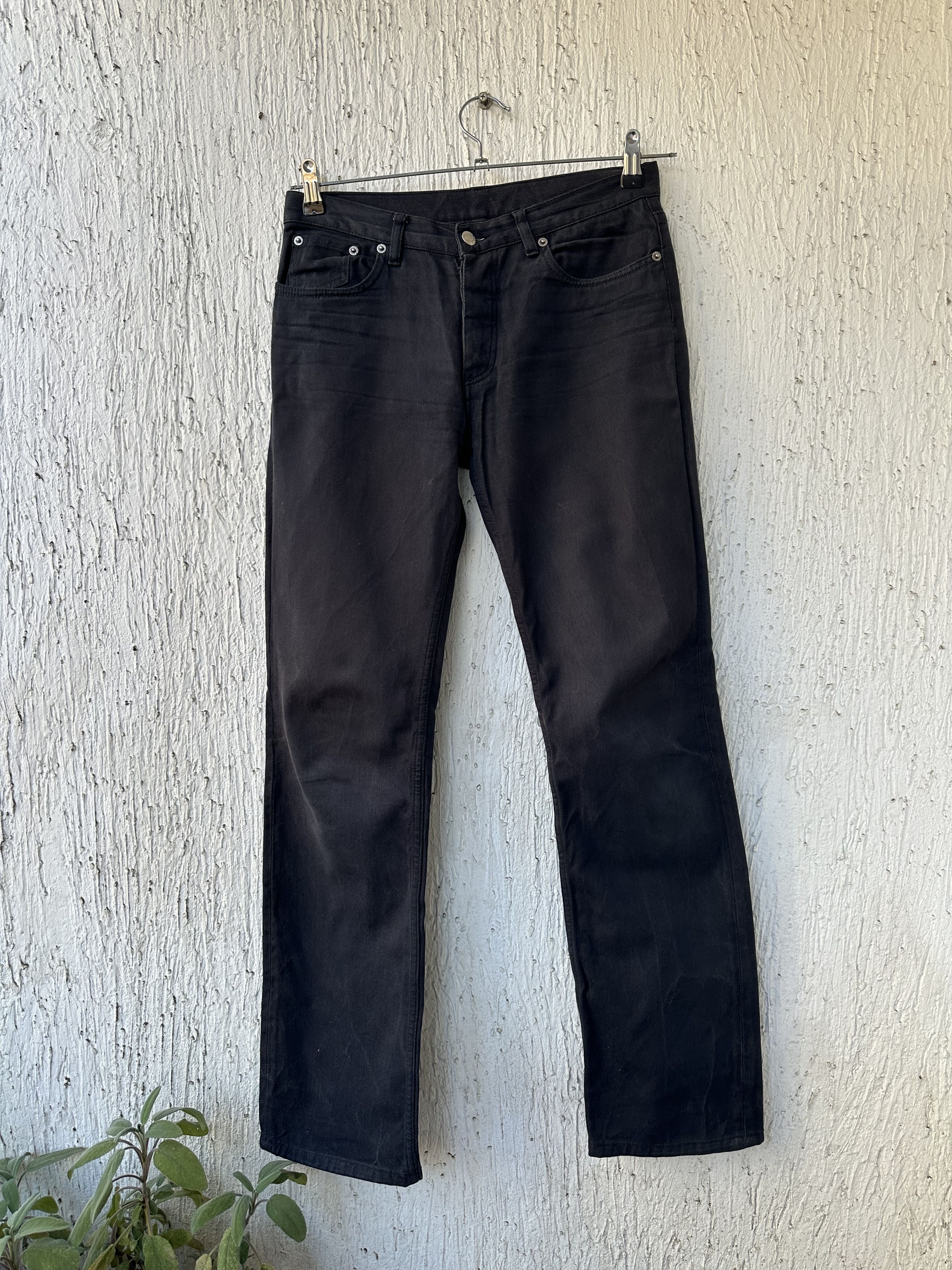 OG raw silk denim jeans