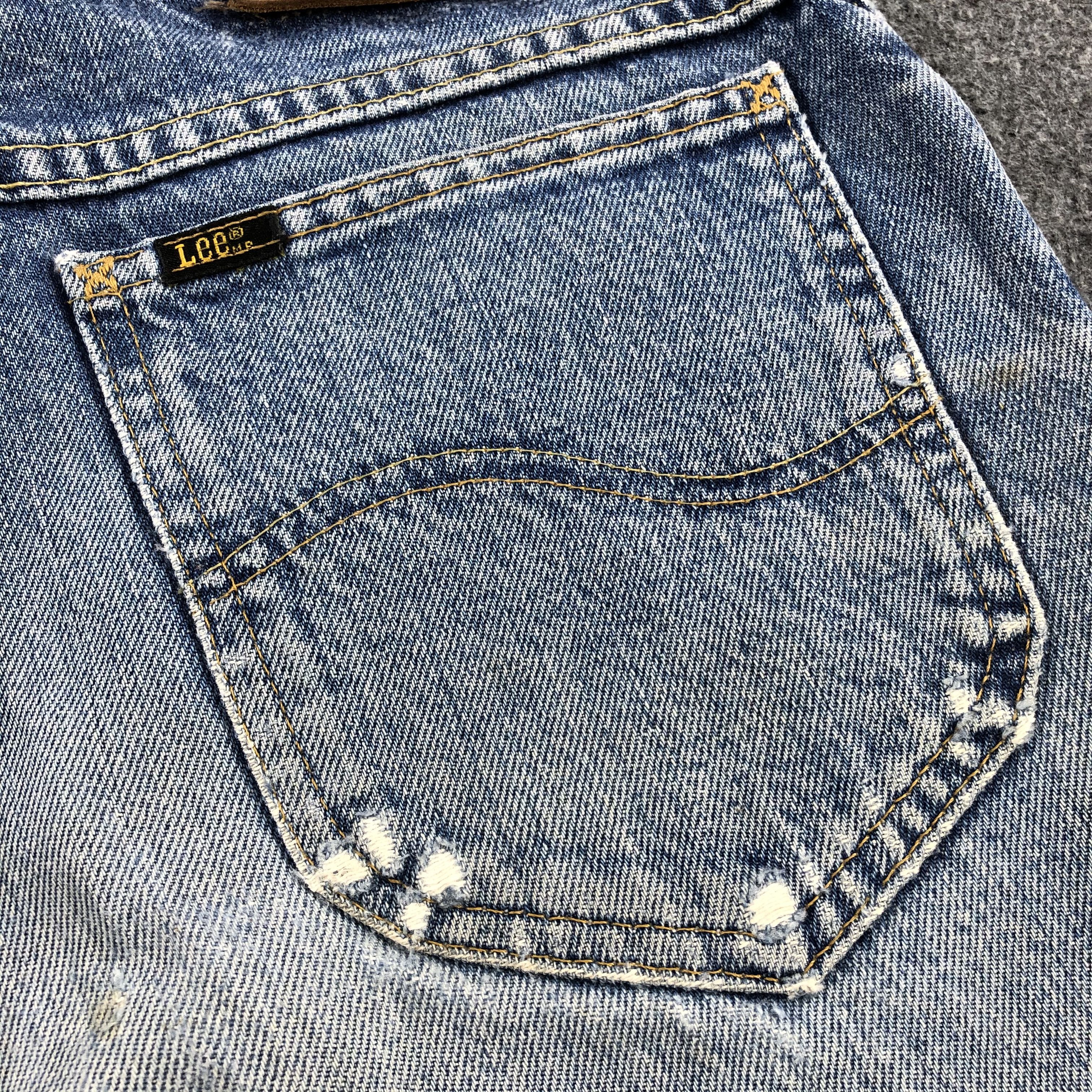 Lee Vintage Blue Wash Lee Jeans-J1847 Size US 32 / EU 48 - 11 Thumbnail