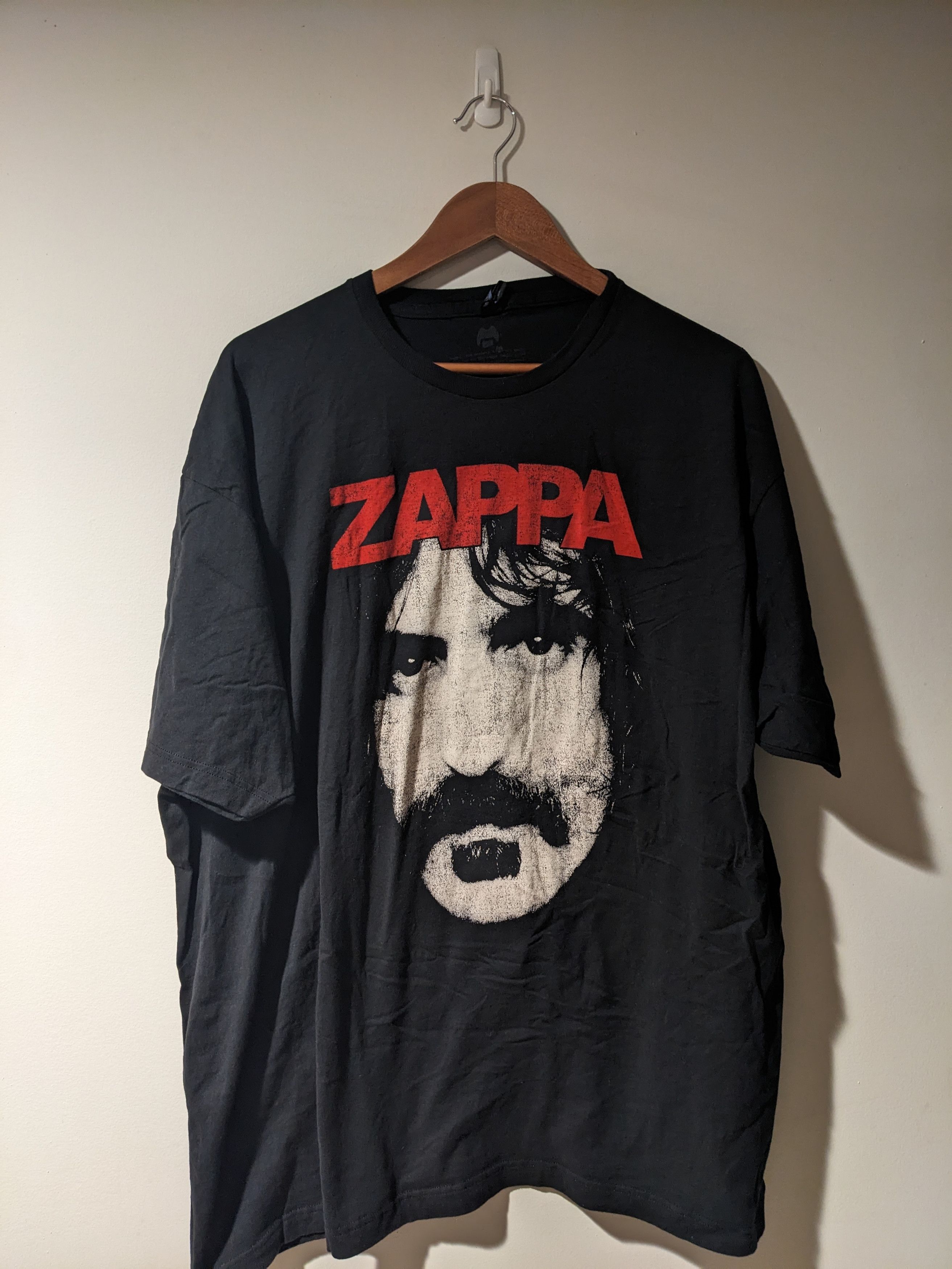 Vintage Frank Zappa Band Tour Black 3X-Large T-Shirt