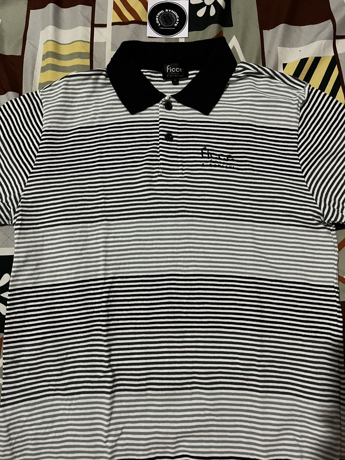 Designer × Japanese Brand × Yoshiyuki Konishi Ficce Futuro By Yoshiyuki Konishi Polo Shirt Size US L / EU 52-54 / 3 - 3 Thumbnail