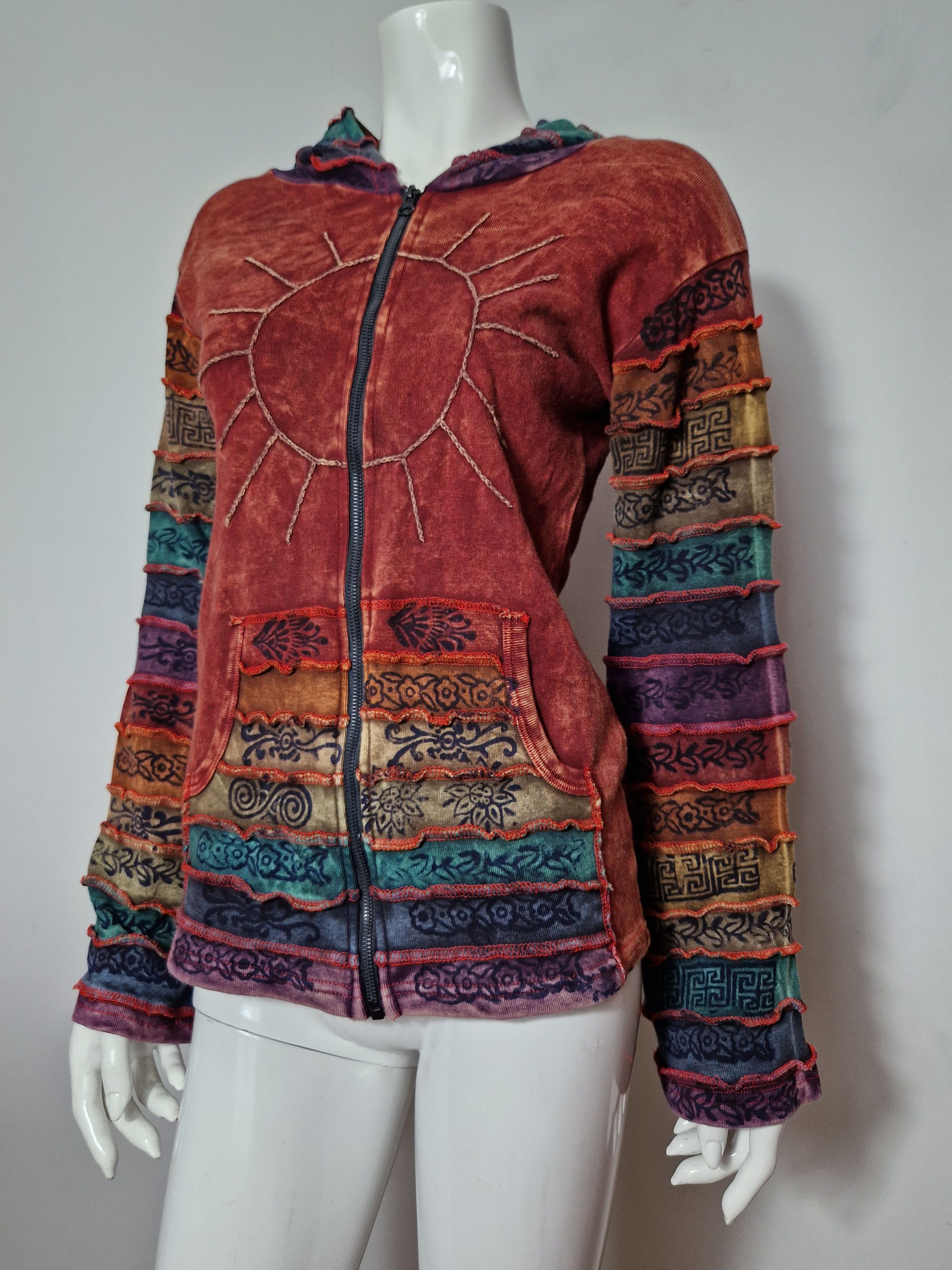 Vintage vintage zip ed hardy gaultier style hippie mesh y2k zip Size M / US 6-8 / IT 42-44 - 1 Thumbnail