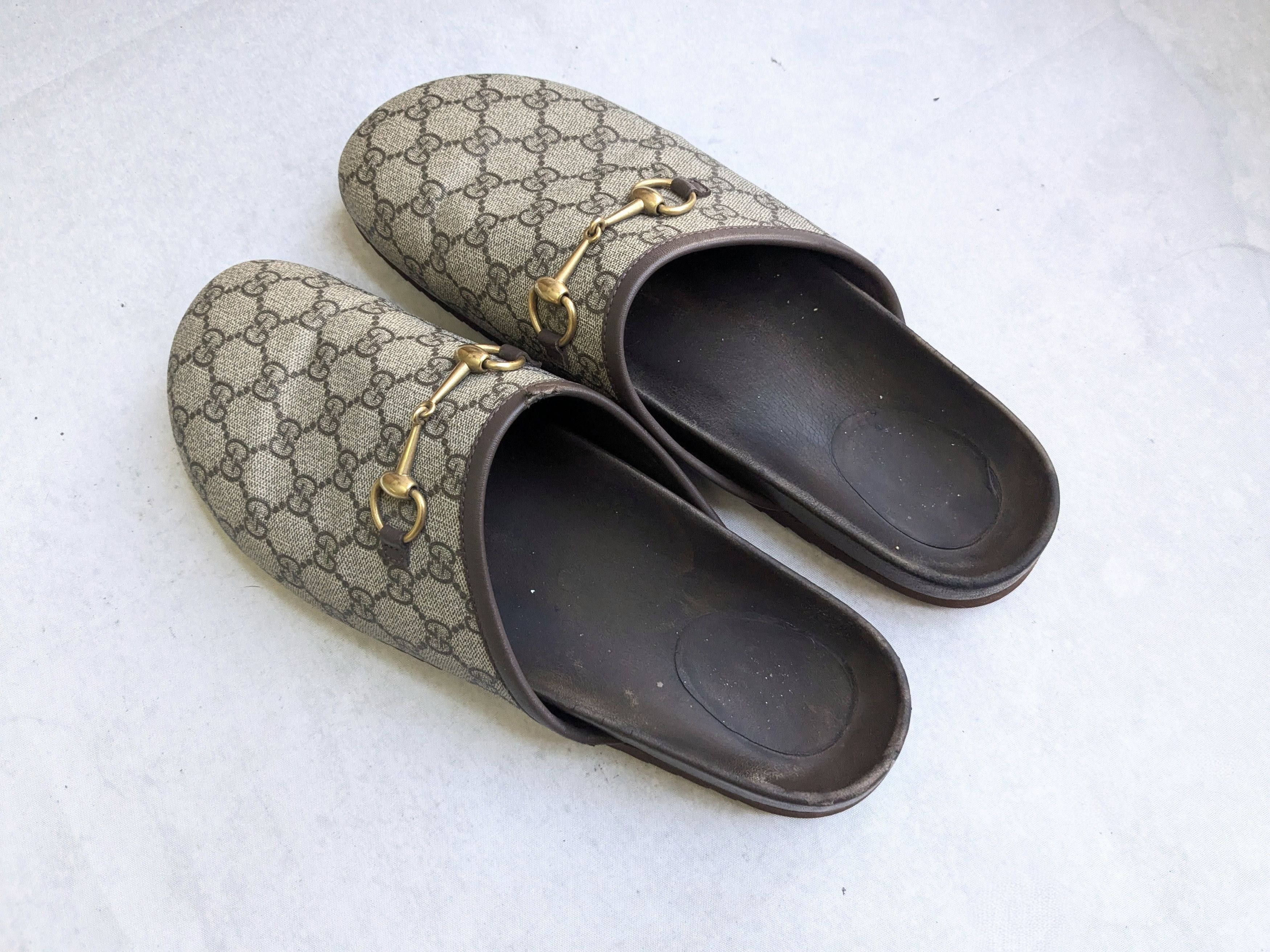 Gucci Gucci Horsebit Loafers Mules Brown 12.5 Leather Size US 12.5 / EU 45-46 - 11 Thumbnail