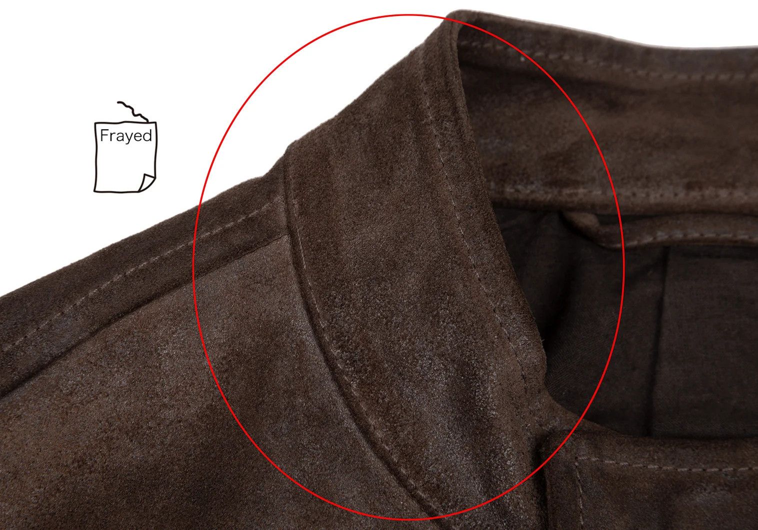 Maison Margiela Brown Waxed Suede Leather Riders Jacket Size 52 Size US L / EU 52-54 / 3 - 3 Thumbnail