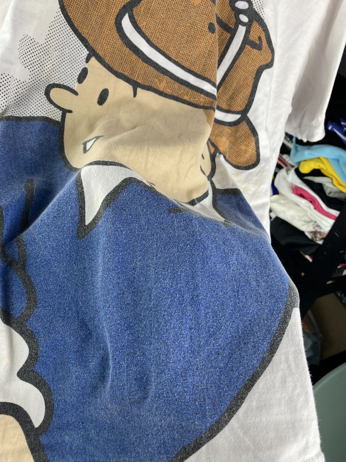 Cartoon Network × Vintage 90s Tin Tin Adventures Medium Overprint Vintage OG mens Size US M / EU 48-50 / 2 - 5 Thumbnail
