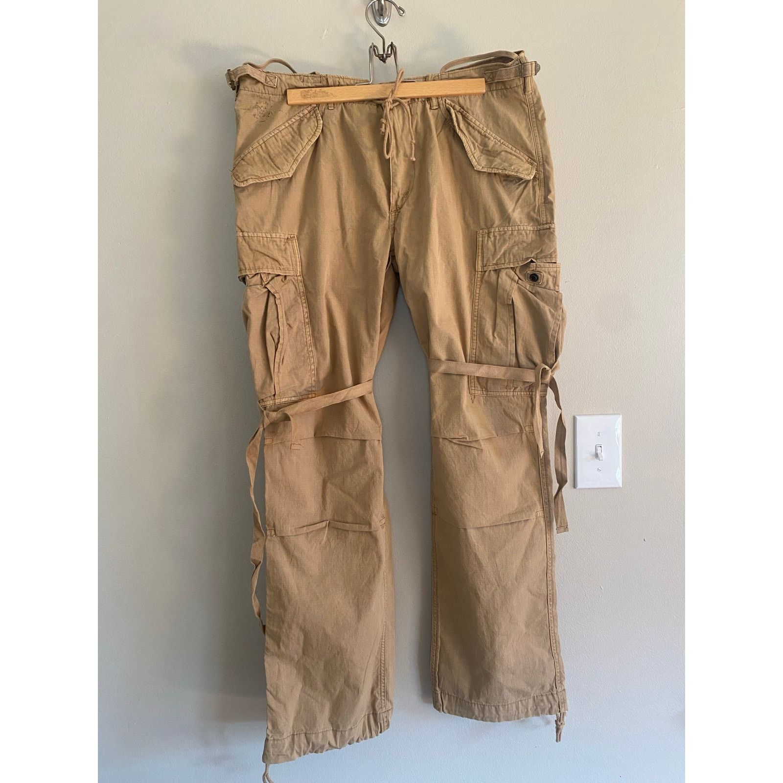 Polo Ralph Lauren × Ralph Lauren 36x31 PRL Cargo Pant MultiPocket Utility Surplus Paratrooper Size US 36 / EU 52 - 1 Thumbnail