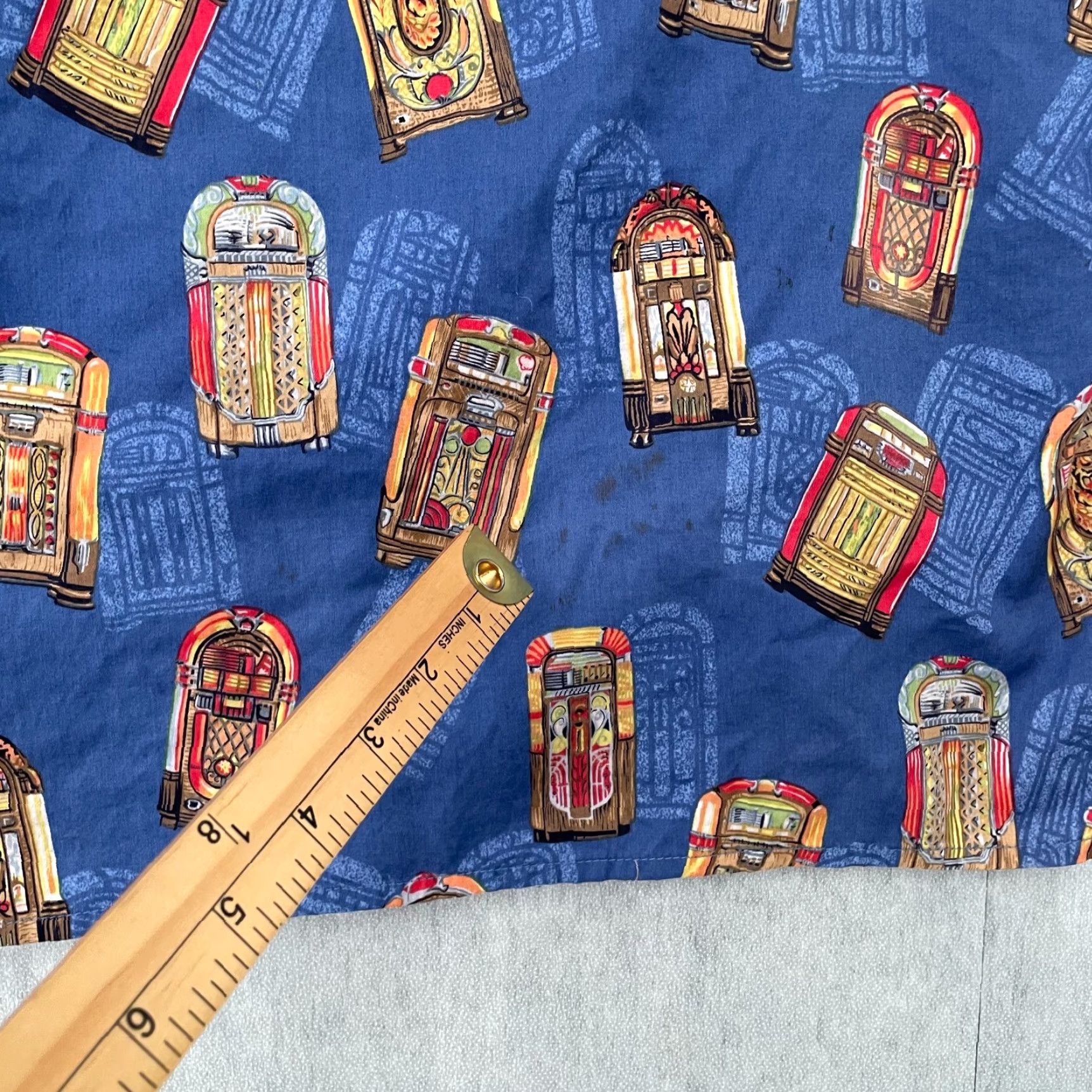 Reyn Spooner VINTAGE Reyn Spooner Shirt Adult XL Blue Egyptian Cotton Jukebox Hawaiian Button-Up Shirt Size US XL / EU 56 / 4 - 6 Thumbnail