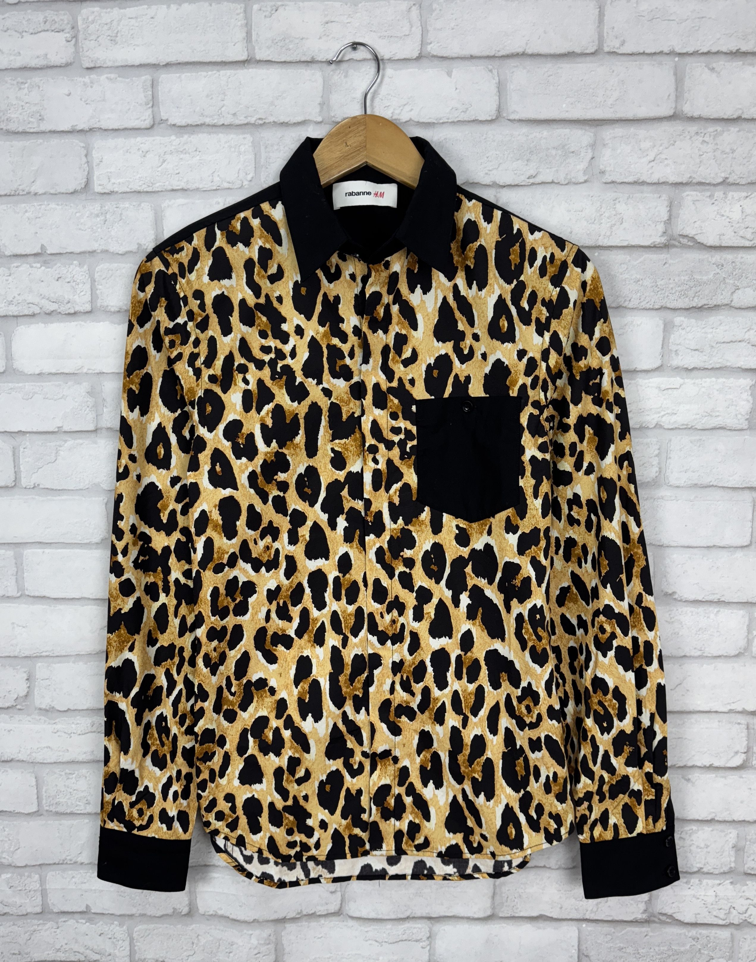 H&M NWOT PACO RABANNE x H&M Animal Leopard Print Shirt Size US XS / EU 42 / 0 - 5 Thumbnail
