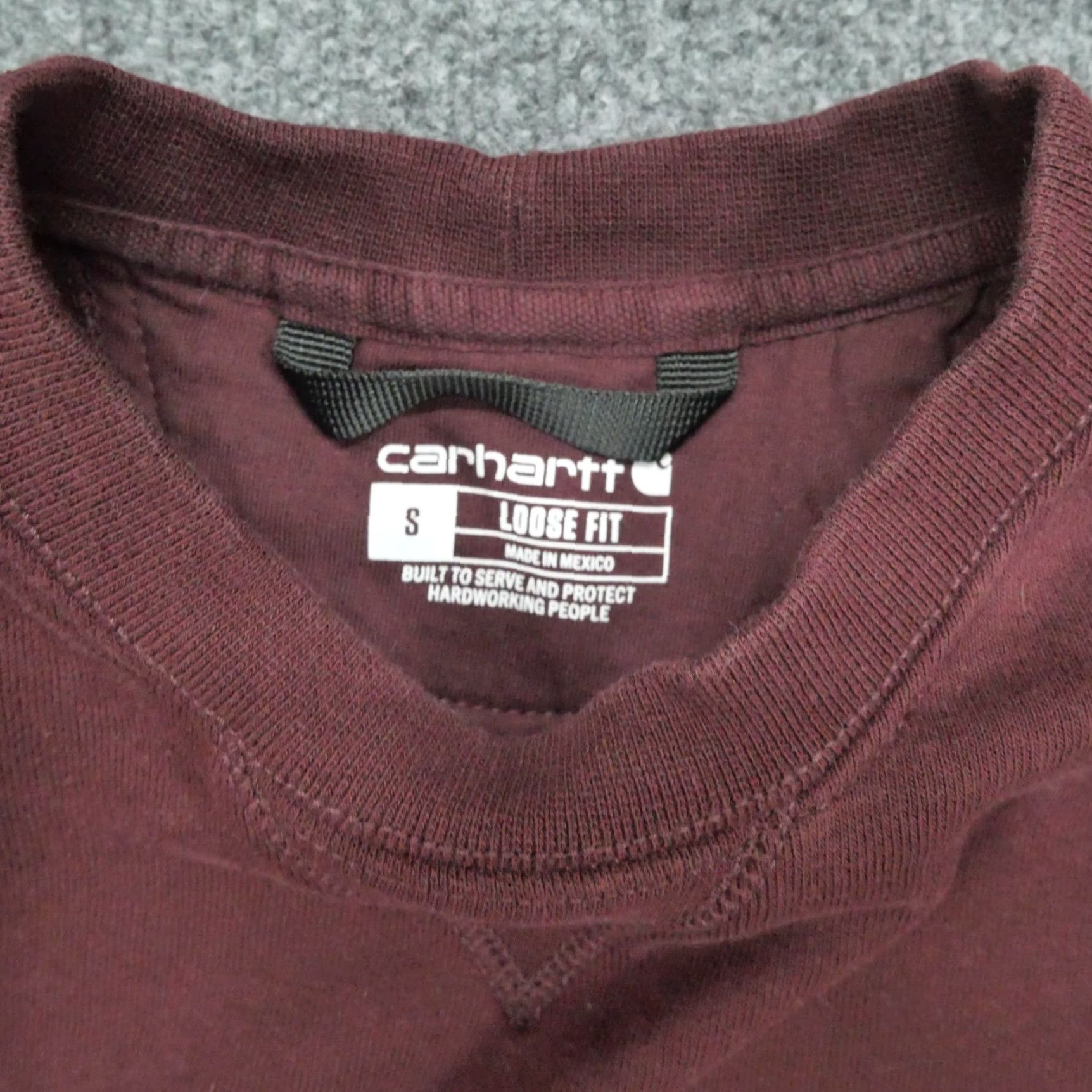 Carhartt Carhartt Sweatshirt Mens Small Red Pullover Logo Arm Spellout Regular S Red Mens Sweatshirt Pullover Carhartt Sport Style Pattern Solid Fanatics? Size US S / EU 44-46 / 1 - 6 Thumbnail
