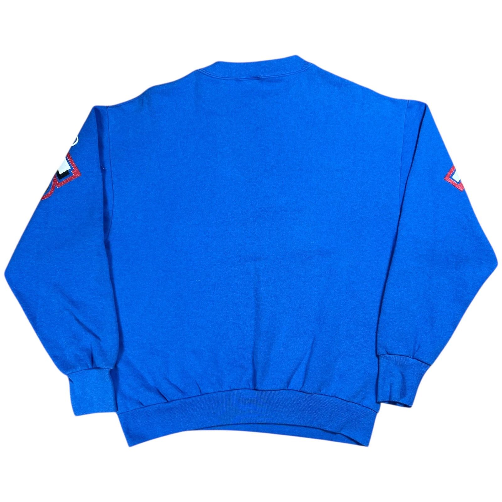 Delta × NFL × Vintage Vintage 1997 New England Patriots NFL Fox Spell Out Crewneck Size US M / EU 48-50 / 2 - 6 Thumbnail