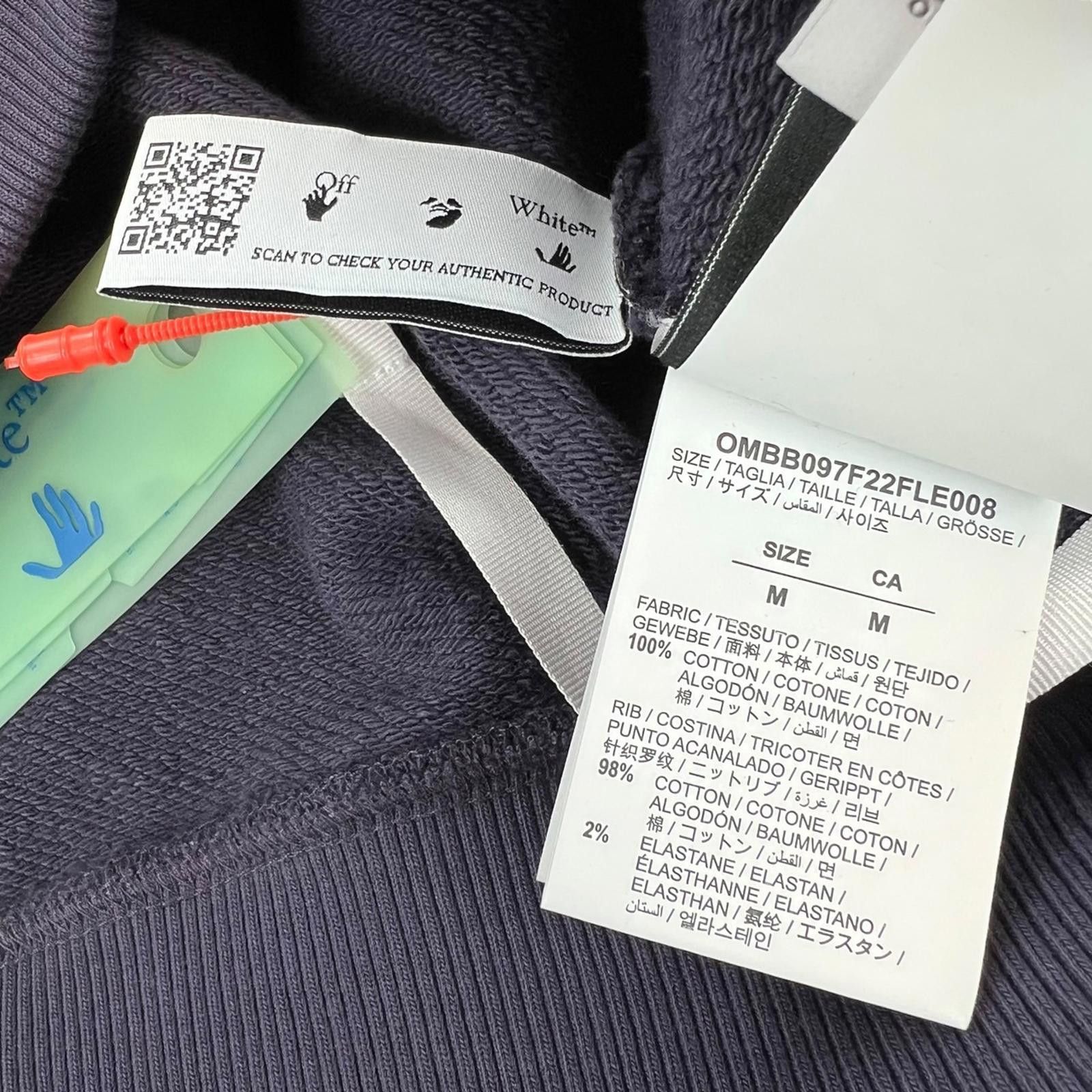 Off-White Off-White Brushed Arrows Purple Hoodie Size US M / EU 48-50 / 2 - 6 Thumbnail