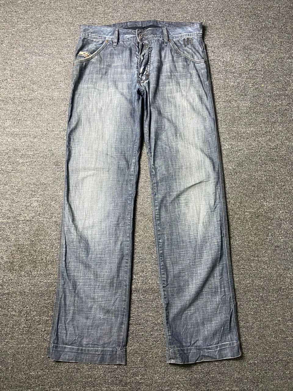 Diesel Vintage DIESEL Only The Brave Straight Cut Jeans (142) Size US 33 - 1 Thumbnail