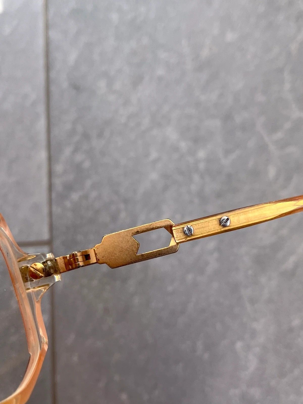 Cazal Cazal Vintage 1990s Eyeglass Glass Lens Gold Plastic Size ONE SIZE - 9 Thumbnail