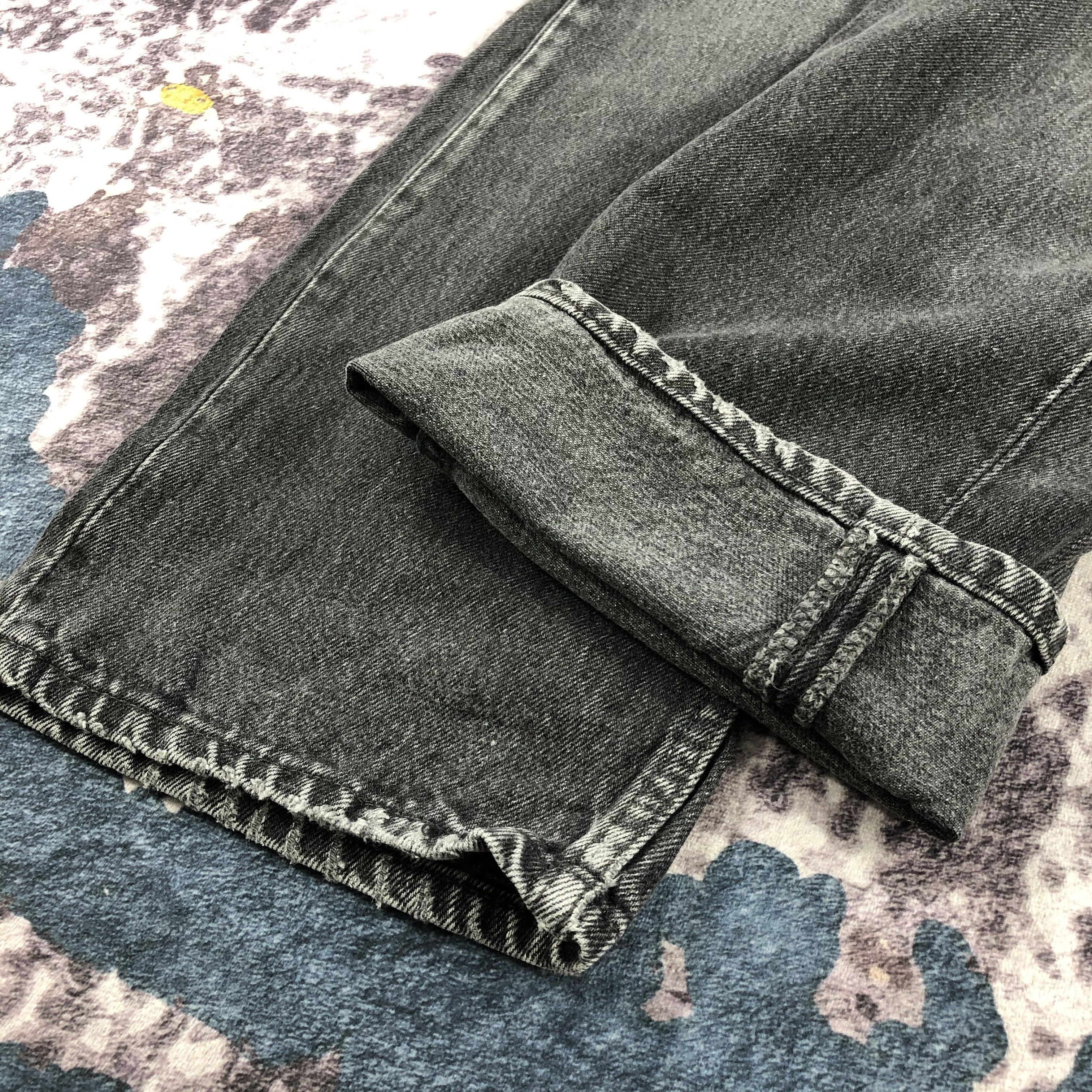 Levi's Vintage 90s Levis 501 Faded Black Jeans-JM2395 Size US 30 / EU 46 - 8 Thumbnail