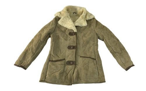 image of Genuine Leather x J S Homestead Hype 90's Homestead Sheepskin Sherpa Inner in Beige, Women's (Size 