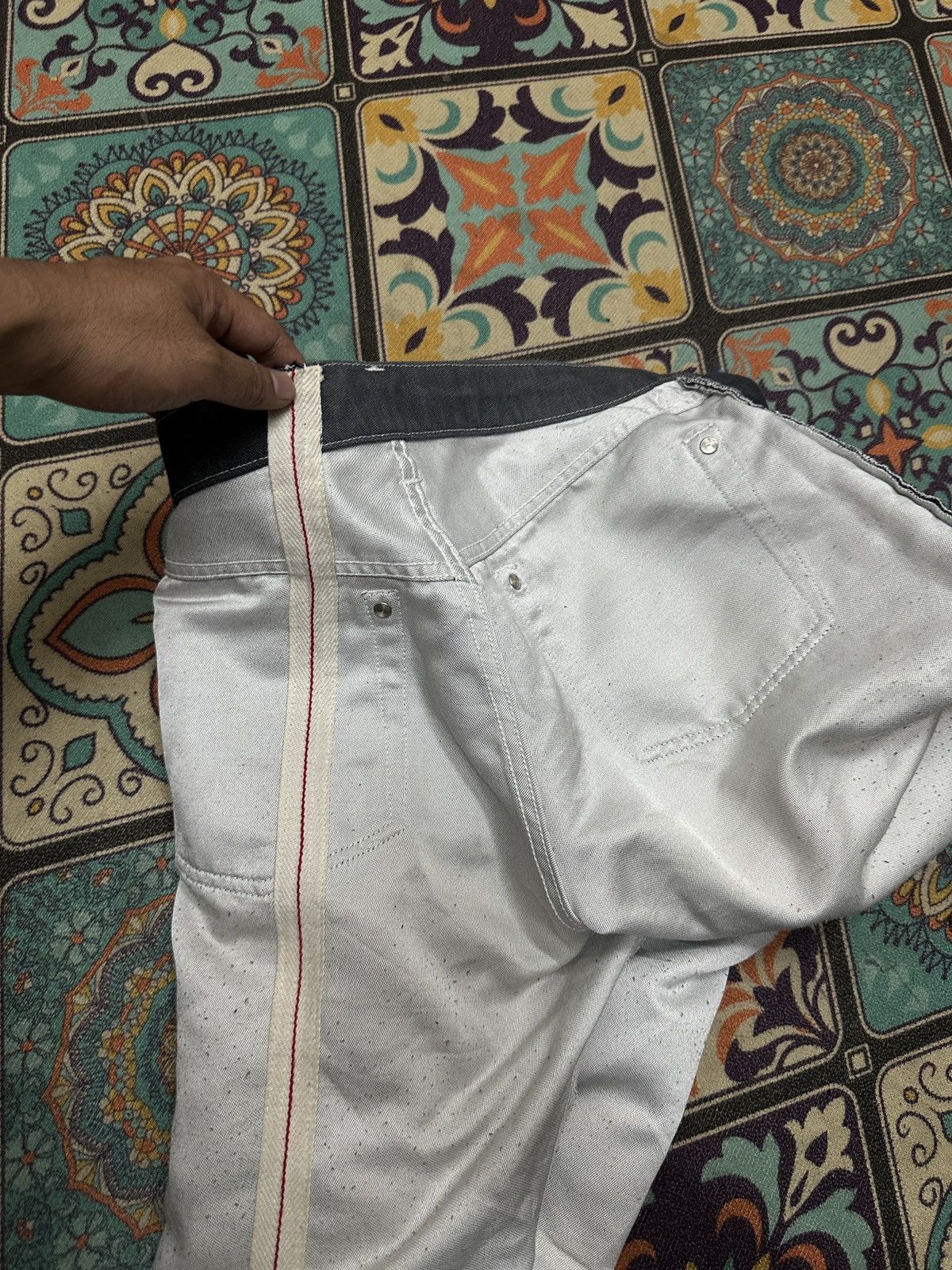 Comme des Garcons Homme Plus SS06 Comme des Garcons Reconstructed Hybrid Denim Pant Size US 30 / EU 46 - 24 Thumbnail