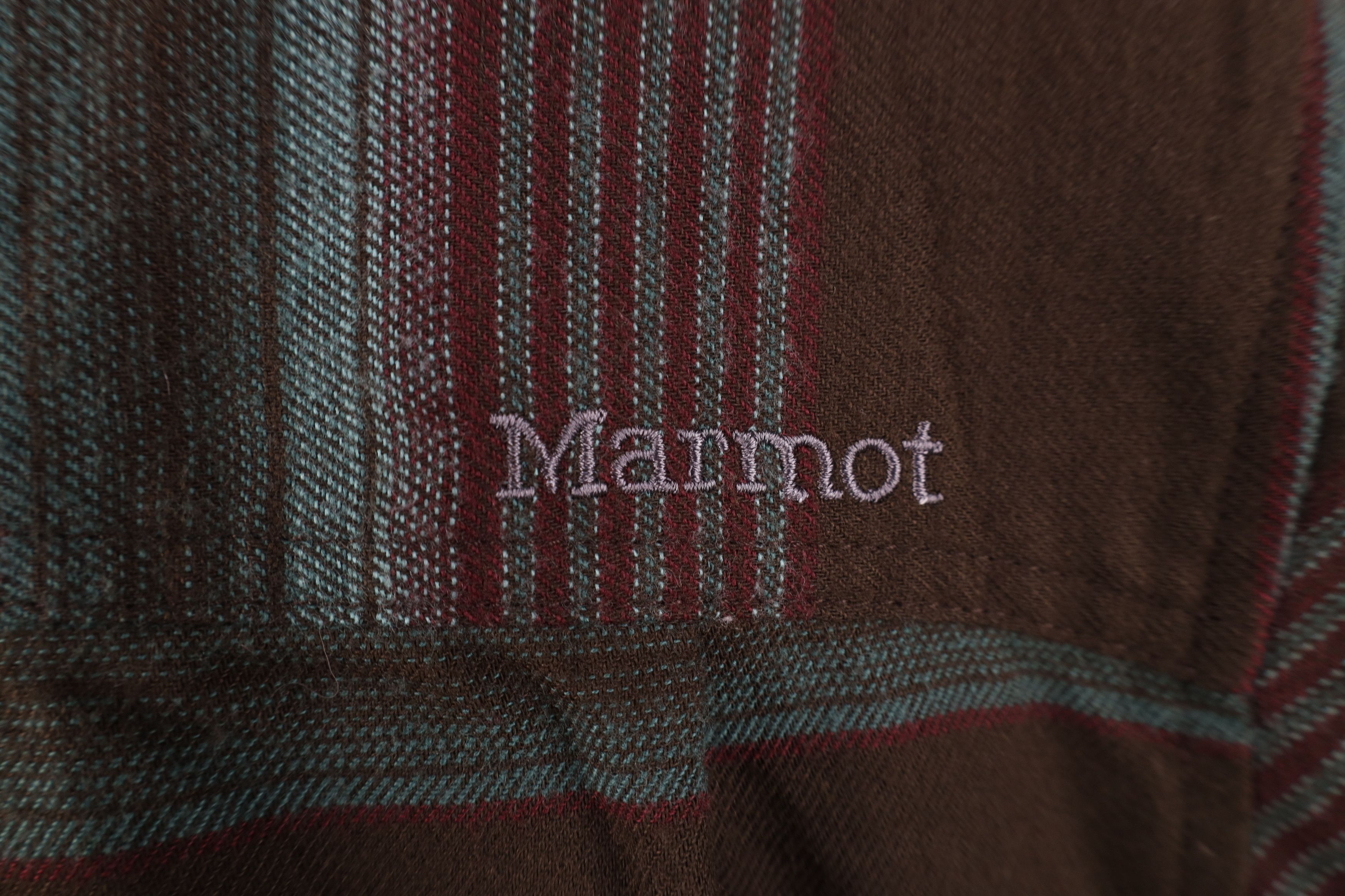 Marmot Marmot Flannel Striped Color Block Collared Button Shirt Size US M / EU 48-50 / 2 - 10 Thumbnail