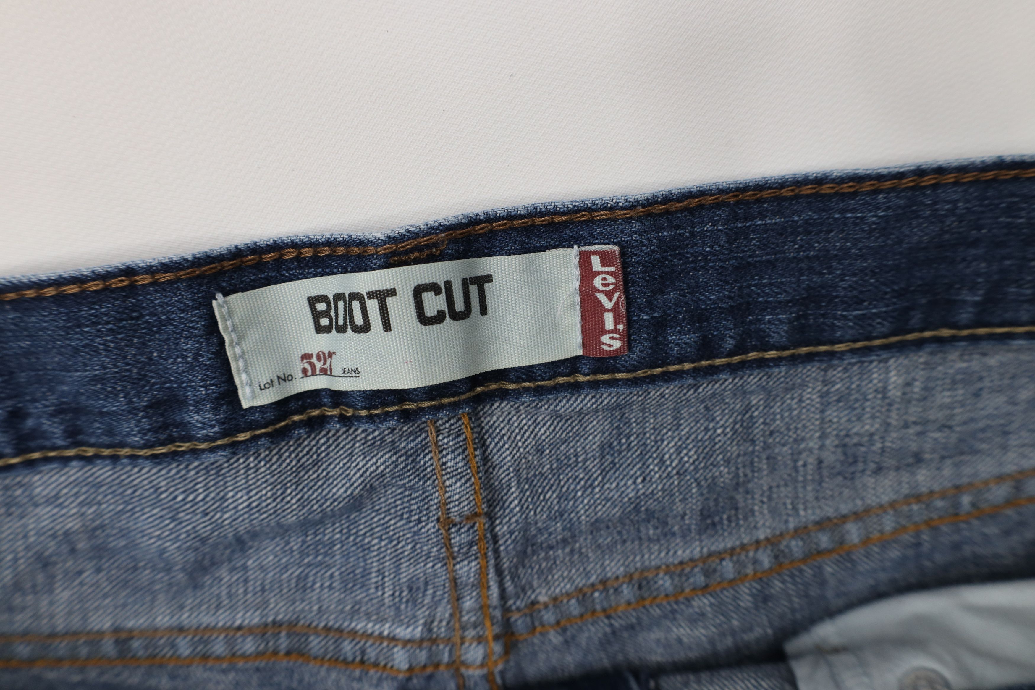 Levi's Vintage Y2K Levis 527 Western Flared Bootcut Denim Jeans Size US 36 / EU 52 - 7 Thumbnail