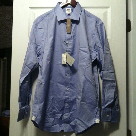 J.Crew J.CREW THOMAS MASON MENS NEW COTTON DRESS SHIRT 17.5/35 Size US XL / EU 56 / 4 - 1 Thumbnail