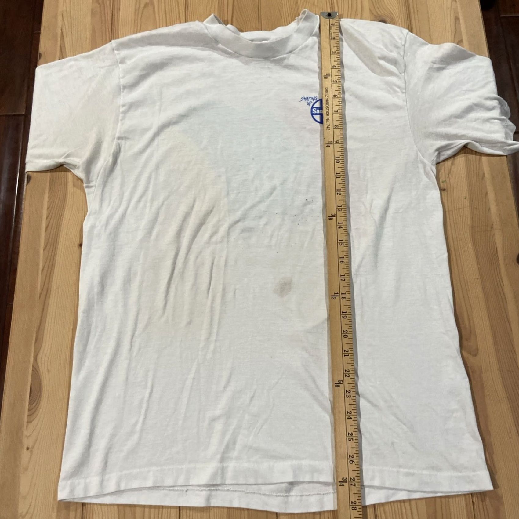 Hanes VINTAGE Santa Fe Train T-Shirt XL White Hanes Crew Neck Short Sleeve Graphic Print Men USA 90s Grunge 80s Vintage Shaping Up For The Future Size US XL / EU 56 / 4 - 5 Thumbnail