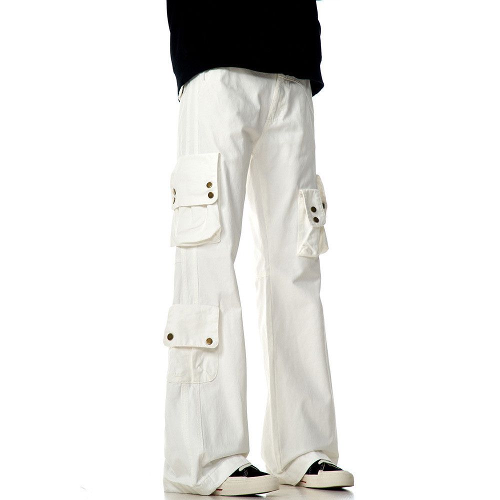 Japanese Brand American-style men's retro casual multi-pocket cargo pants Size US 32 / EU 48 - 3 Thumbnail