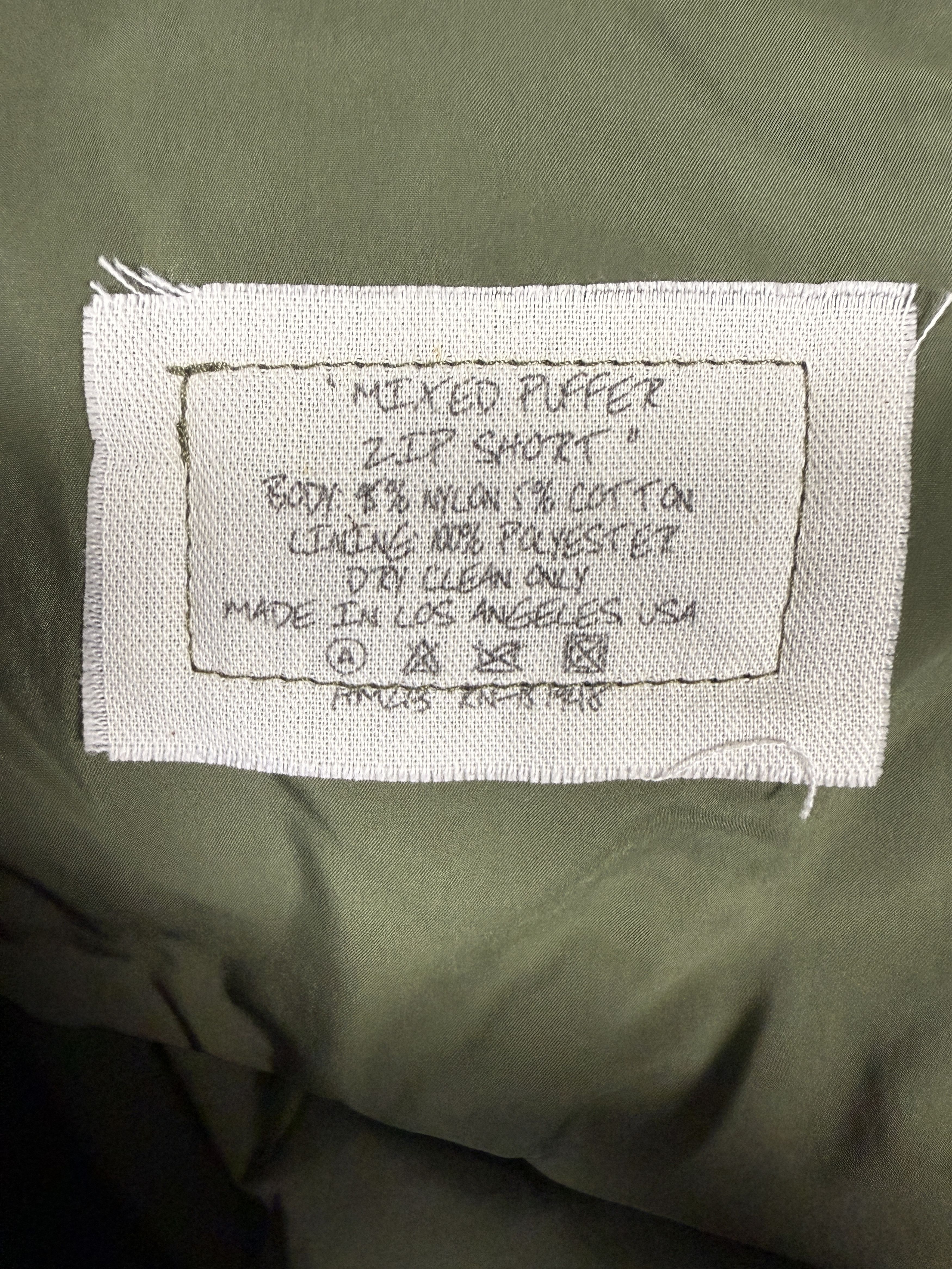 Greg Lauren $1525 Greg Lauren Mixed Puffer Zip Short Size US 34 / EU 50 - 10 Thumbnail
