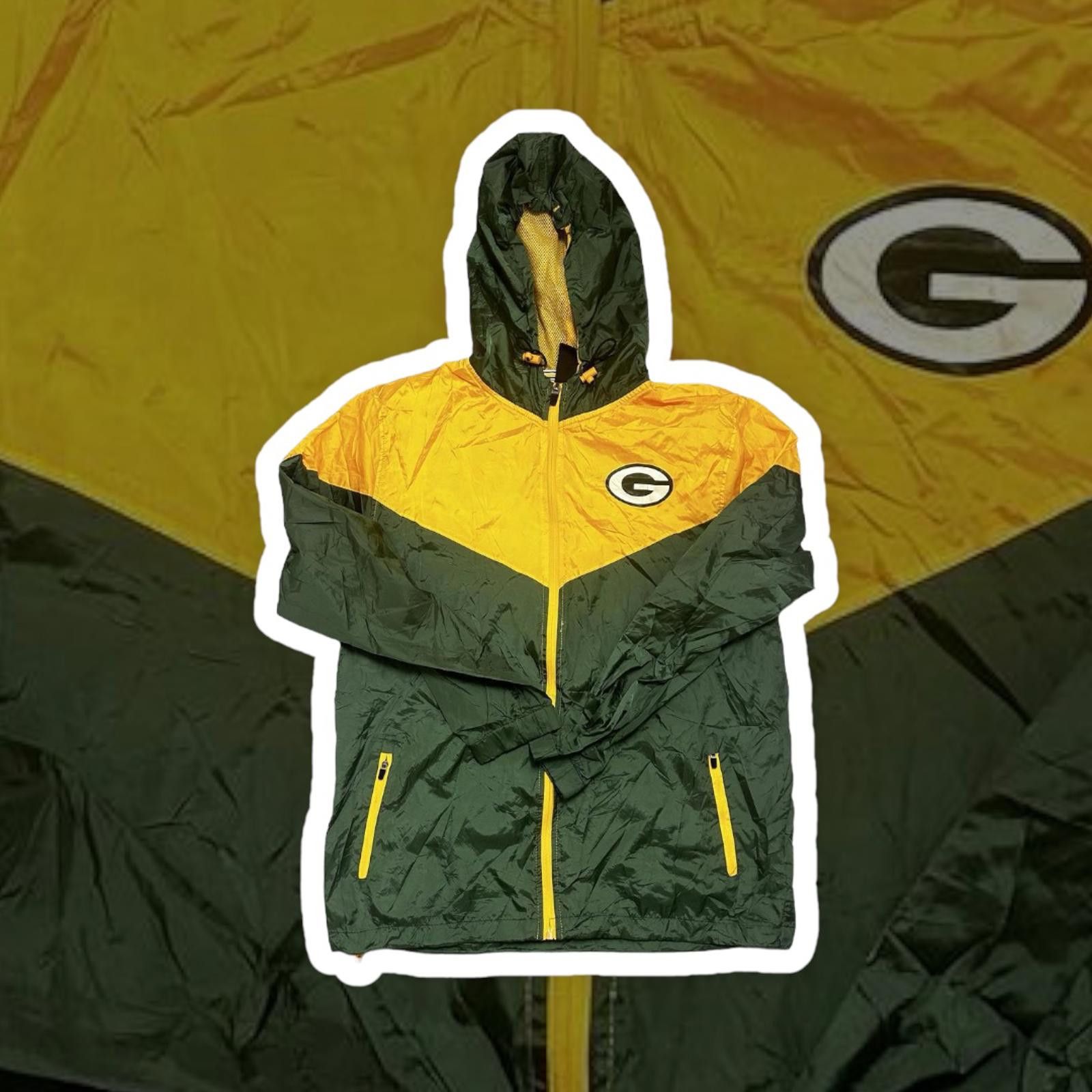 Designer Green Bay Packers NFL Hooded Jacket - Medium Size US M / EU 48-50 / 2 - 1 Thumbnail