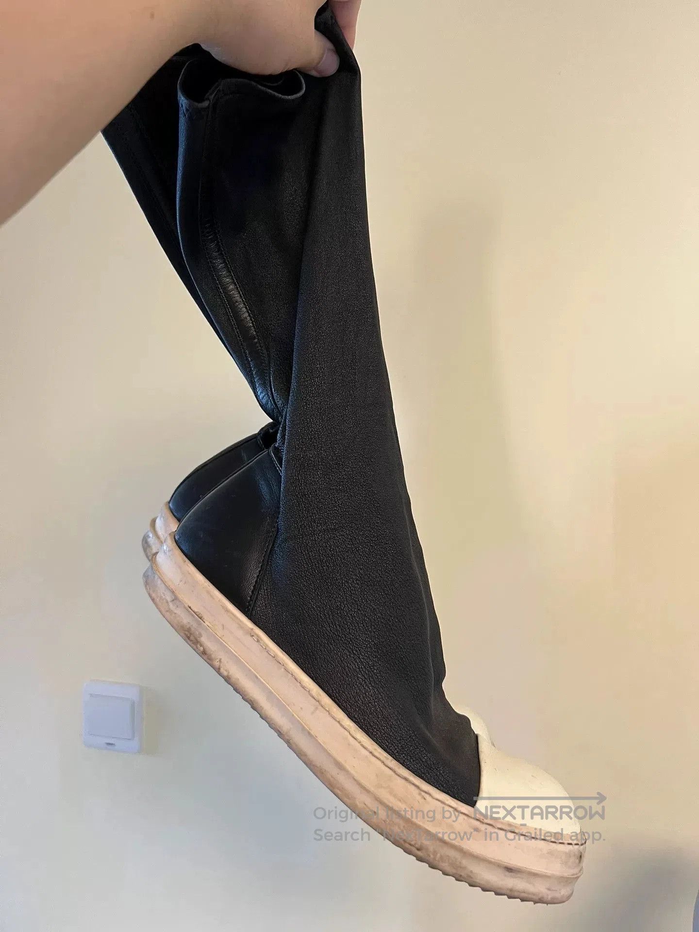 Rick Owens Rick Owens Men's Leather Boots Size 40. Size US 8 / EU 41 - 3 Thumbnail