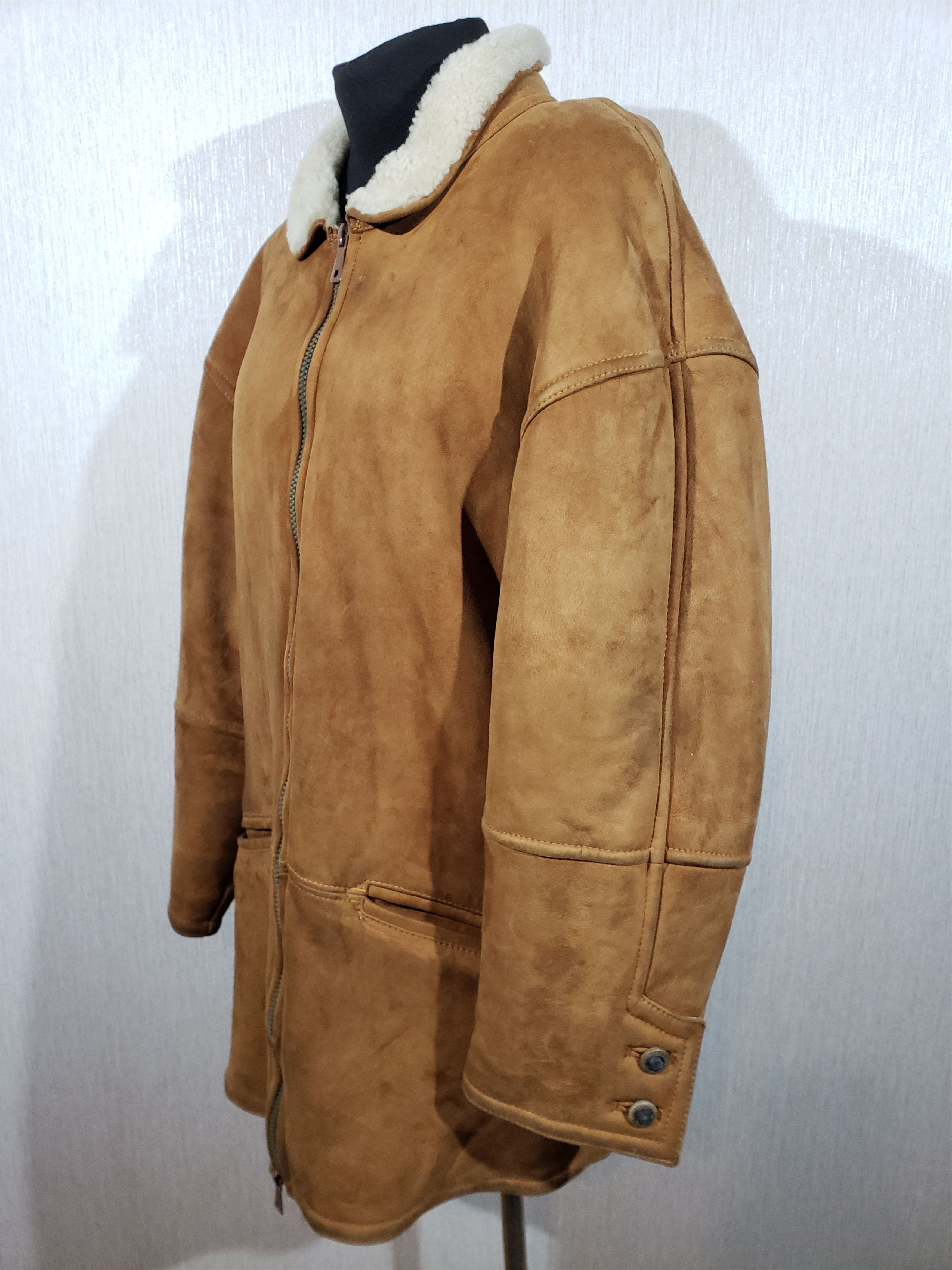 Other Reliable brown sheepskin coat for men. Size US L / EU 52-54 / 3 - 2 Thumbnail