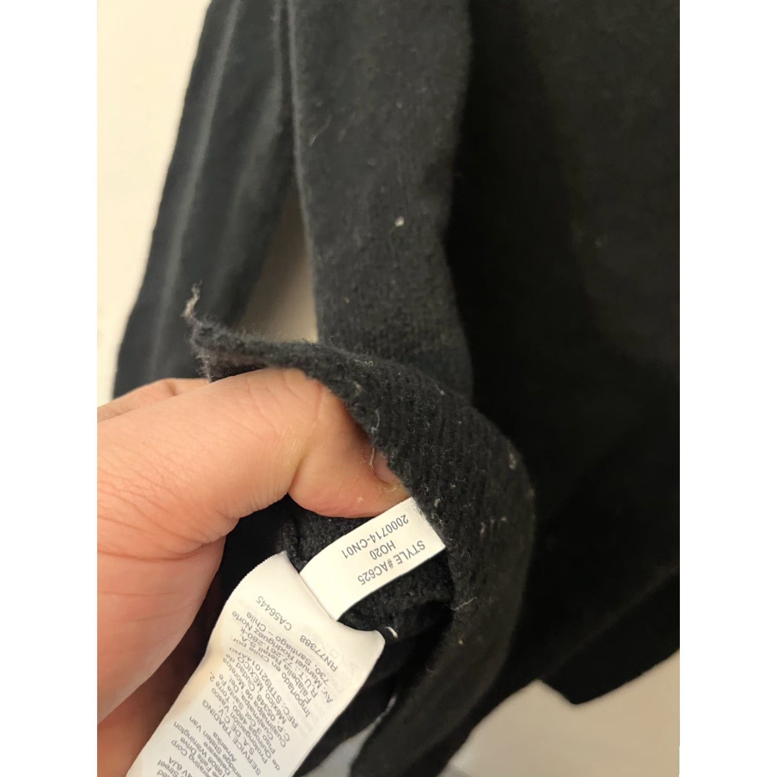 J.Crew VINTAGE J.CREW AC625 XS Classic Black Crewneck Sweater in Extra-Soft Yarn Size XS / US 0-2 / IT 36-38 - 4 Thumbnail