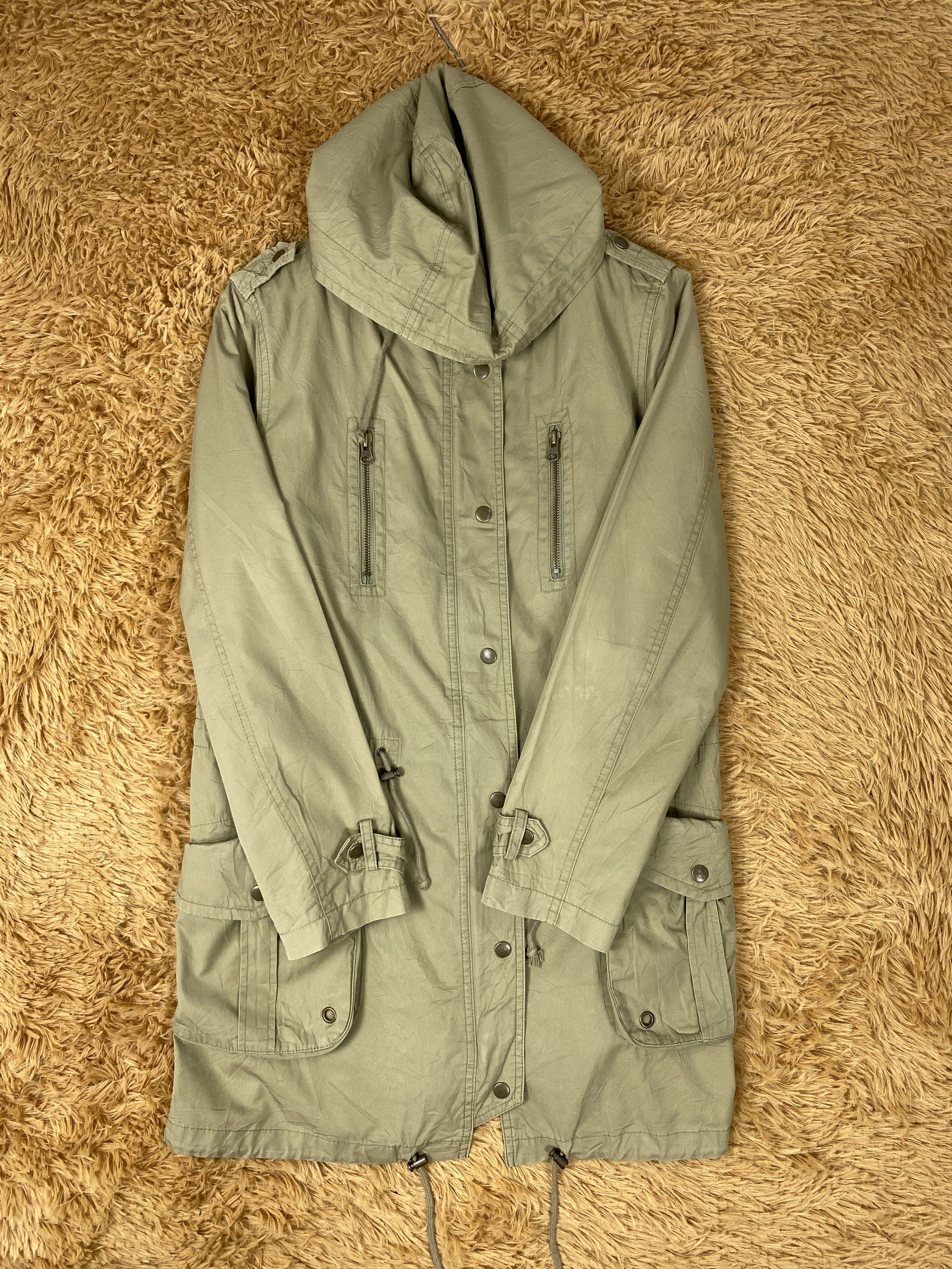 Gap Vintage Gap Jeans Hoodie Multi Pocket Utility Parkas J2075 Size US S / EU 44-46 / 1 - 4 Thumbnail