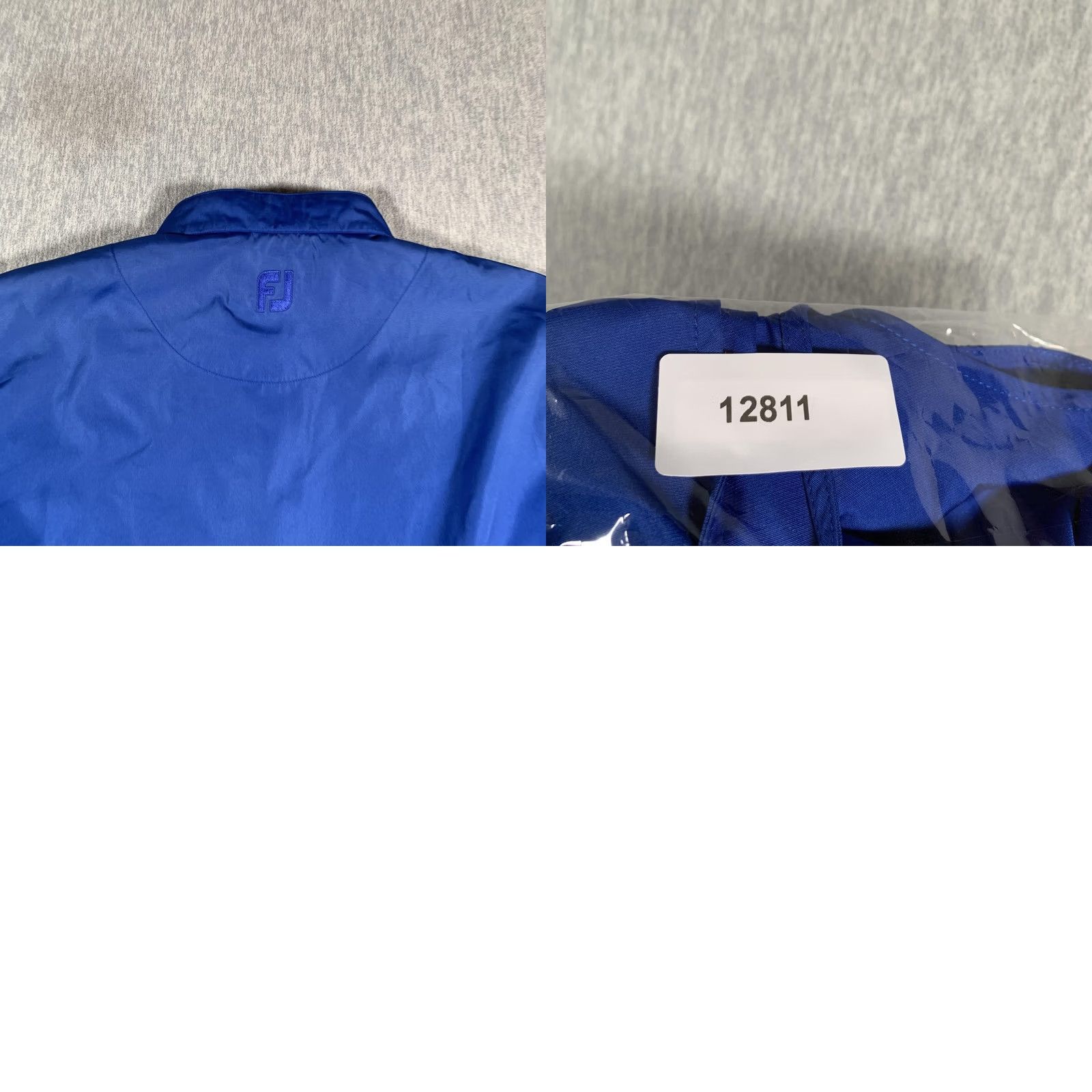 Footjoy FootJoy Vest Mens L Blue Morgan Run Club & Resort Windbreaker Pullover Quarter Zip Pockets Golf Size US L / EU 52-54 / 3 - 9 Thumbnail