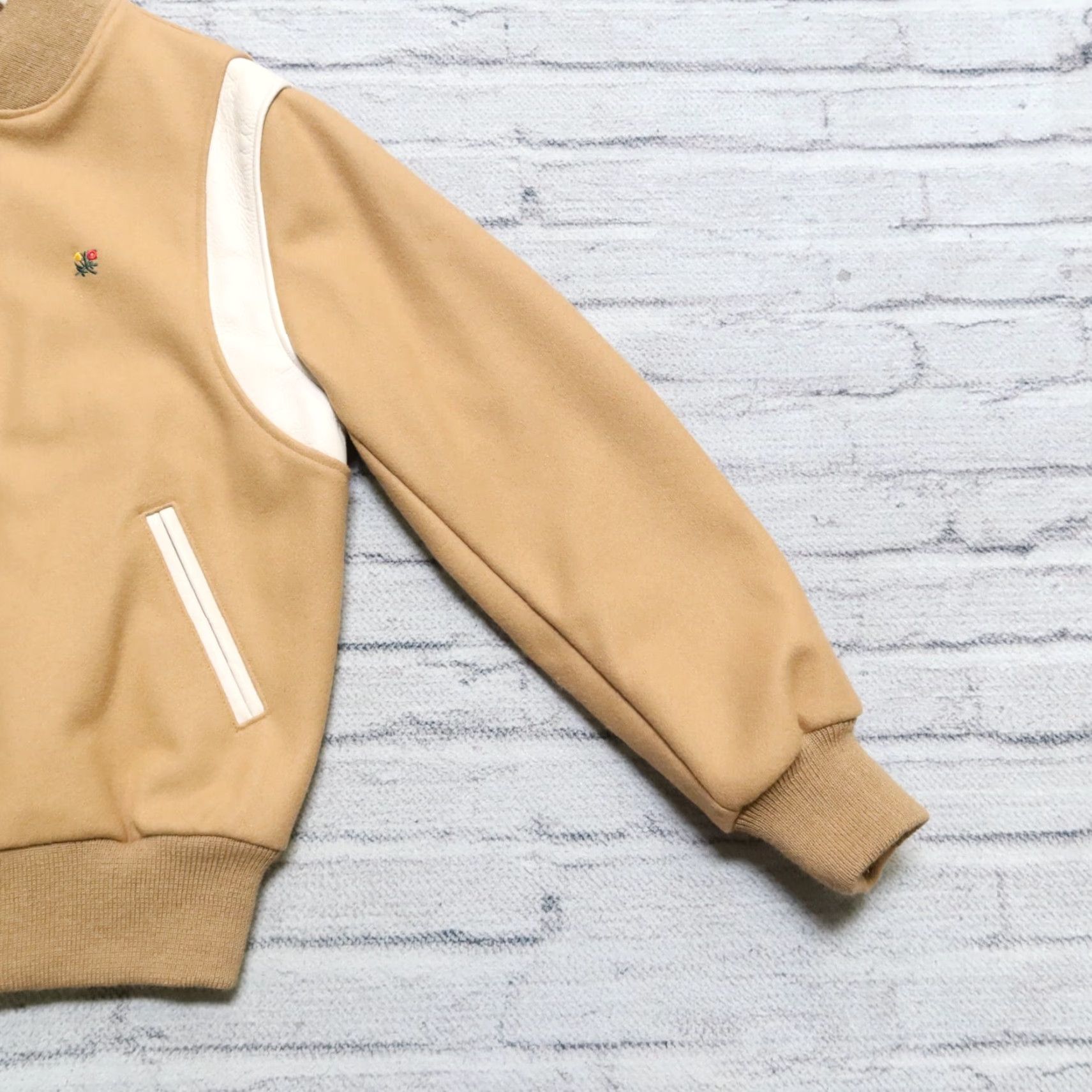 Aime Leon Dore Aime Leon Dore x Golden Bear Crest Logo Wool Varsity Jacket Size L Brown Mens Size US L / EU 52-54 / 3 - 5 Thumbnail
