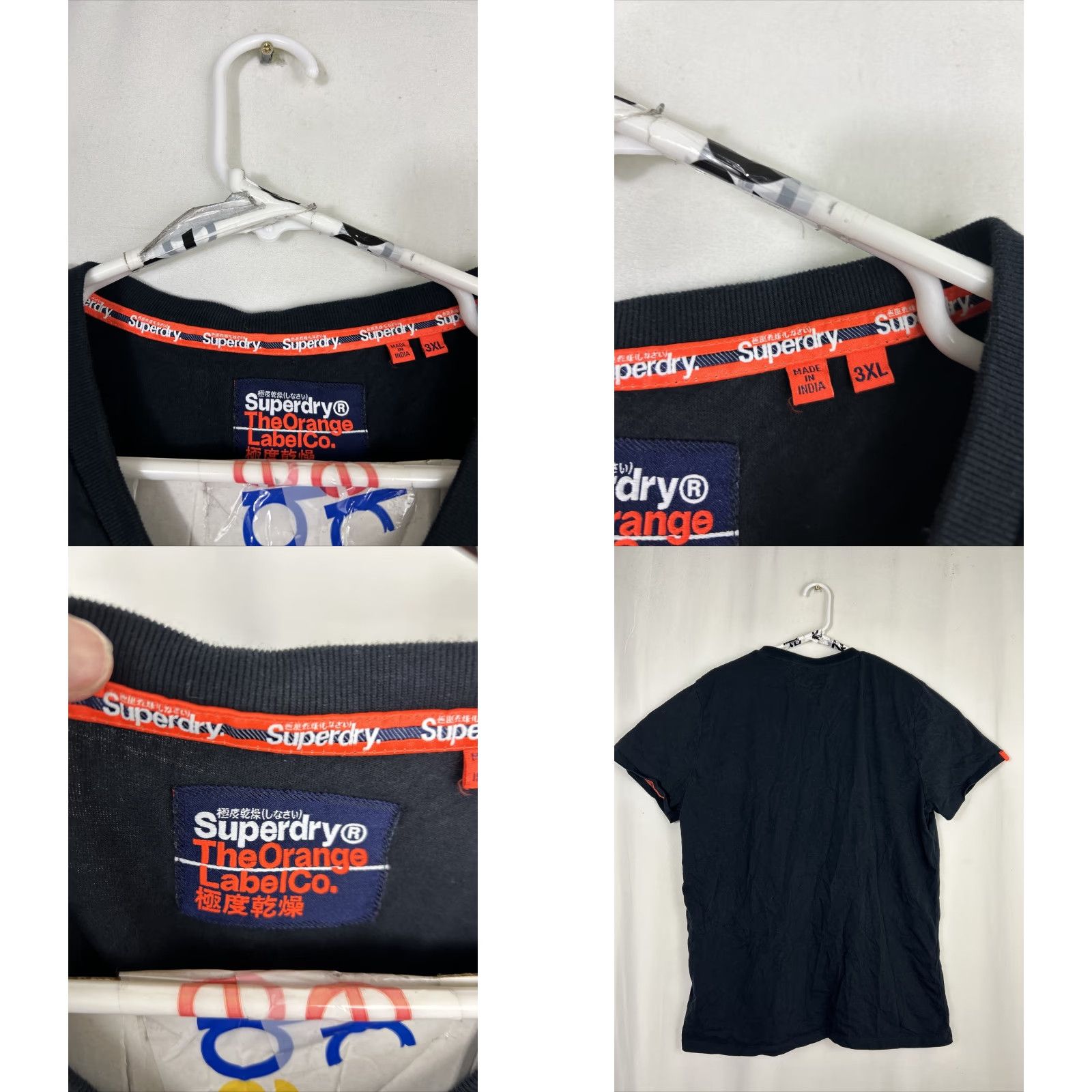 Superdry VINTAGE Superdry Orange Label Womens T-Shirt Black V-Neck Short Sleeve 3XL XXL Update? Size XXL / US 16-18 / IT 52-54 - 8 Thumbnail