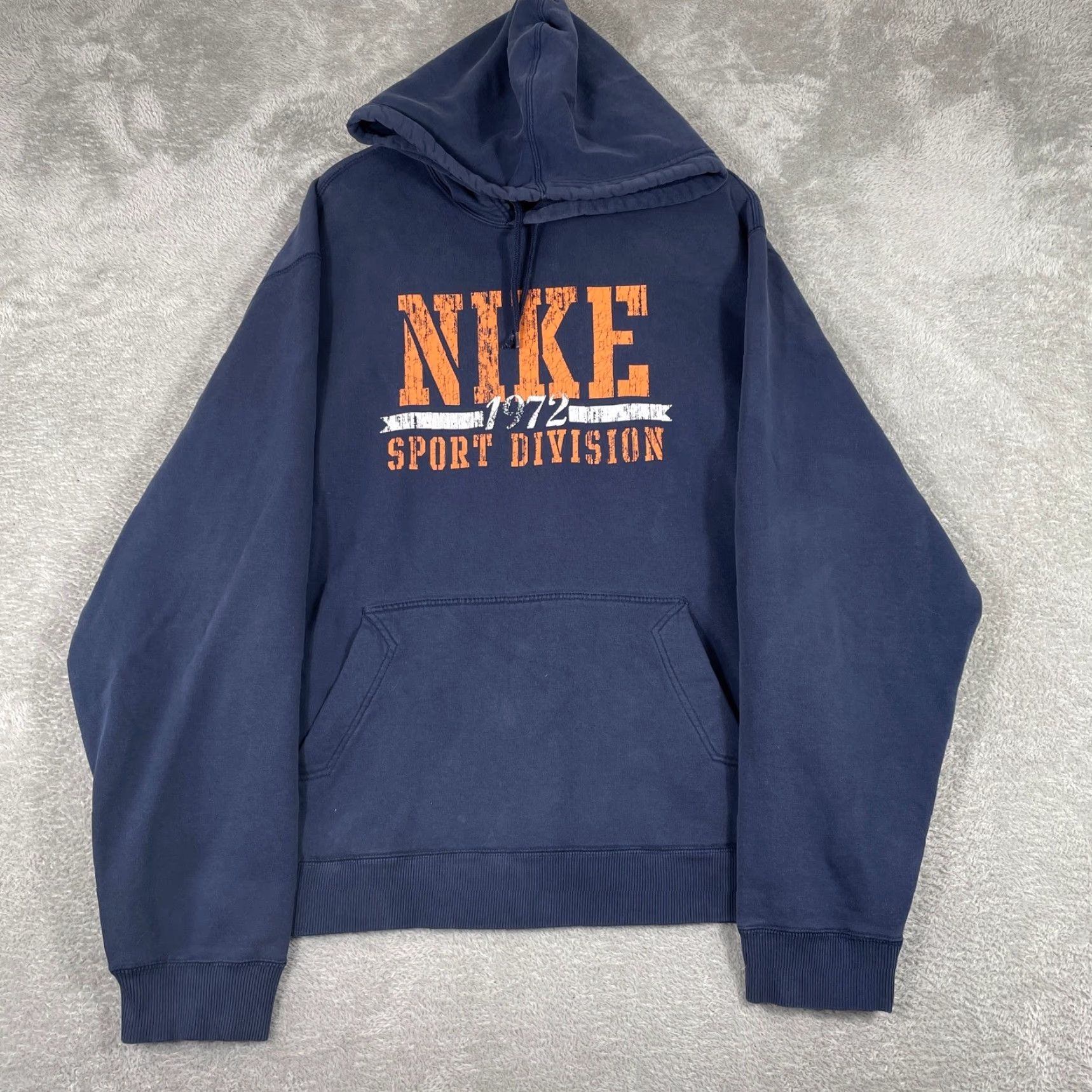 Nike VINTAGE Nike Hoodie Mens 2XL Blue Skate Pullover Sweatshirt Surf Y2K Size US XXL / EU 58 / 5 - 2 Thumbnail