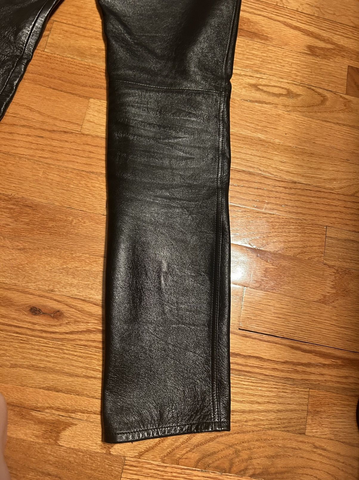 Celine Celine Lambskin Moto Pants Size US 32 / EU 48 - 16 Thumbnail