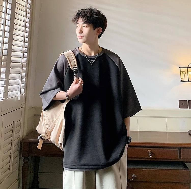 Japanese Brand × Vintage patchwork suede T-shirt. Size US XL / EU 56 / 4 - 4 Thumbnail