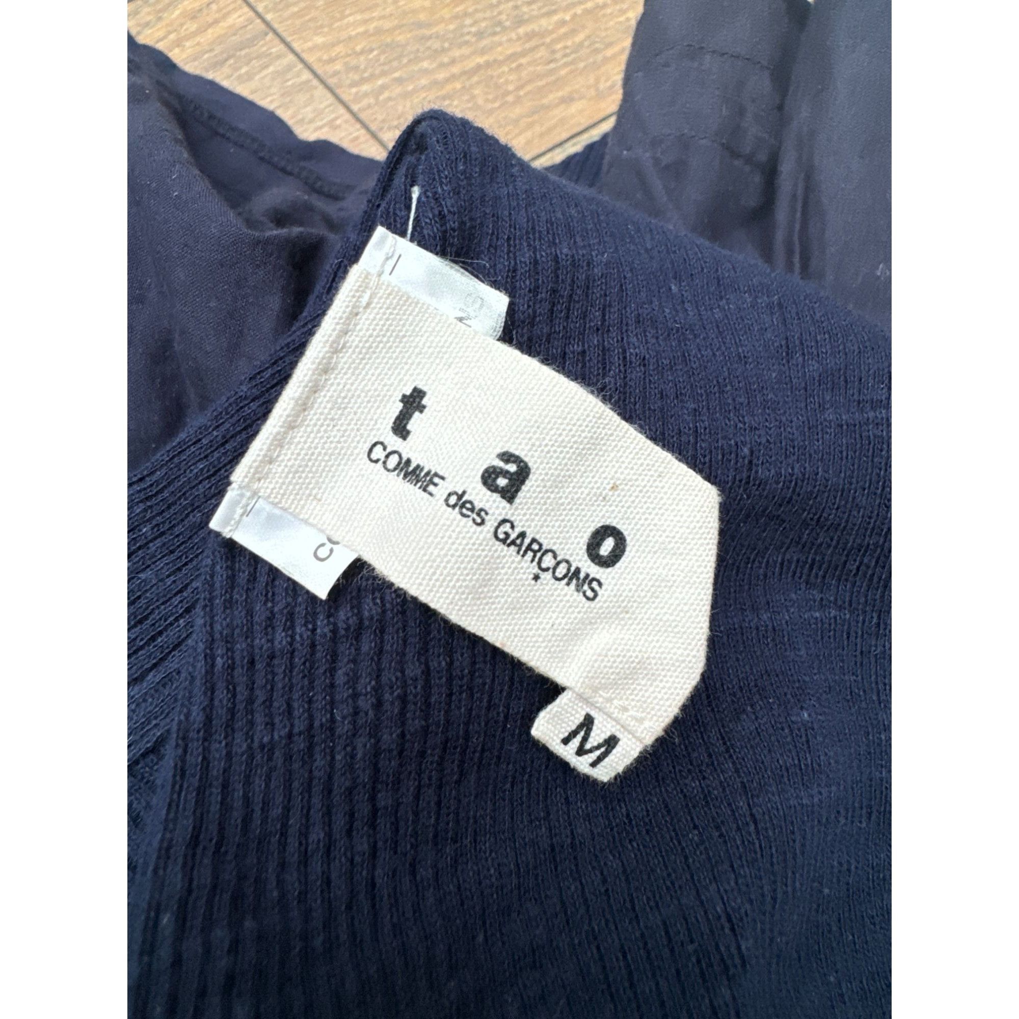 Comme des Garcons Navy Knitted Open-Back Dress Size M / US 6-8 / IT 42-44 - 5 Thumbnail
