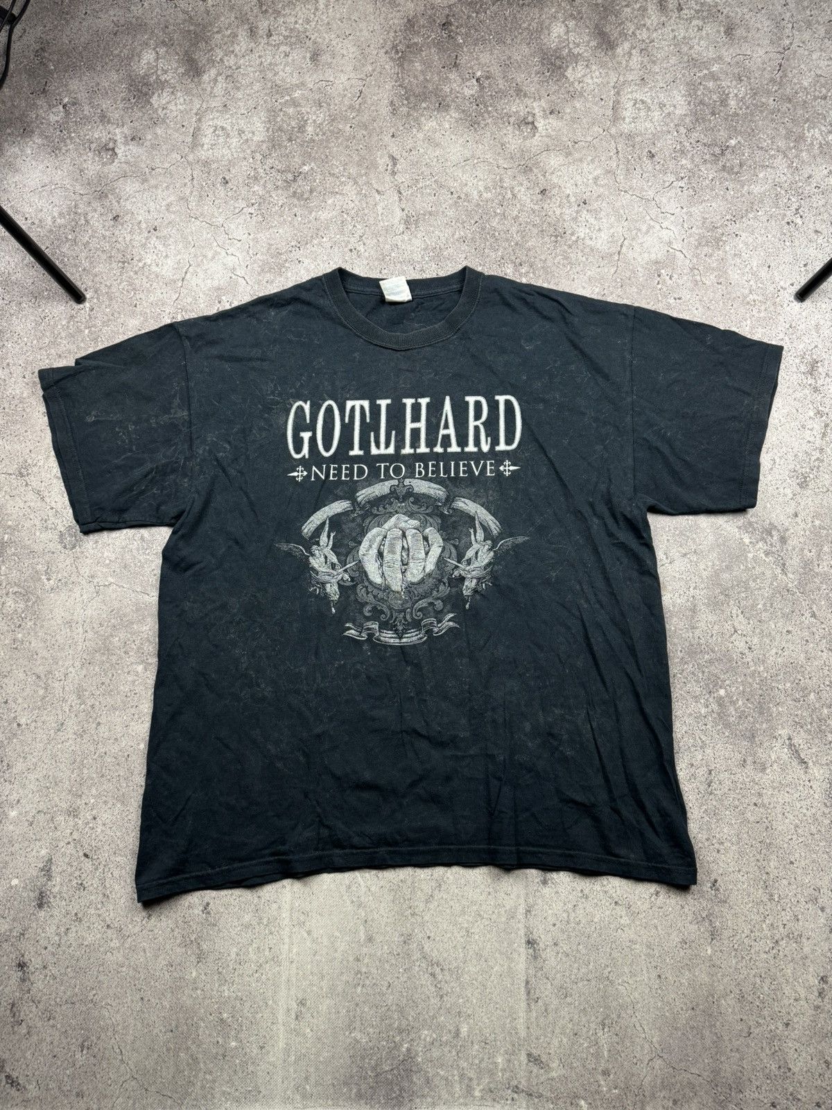 Band Tees Vintage 00’s GOTTHARD “Need To Belive” Y2K Band Tee Size US XL / EU 56 / 4 - 1 Thumbnail