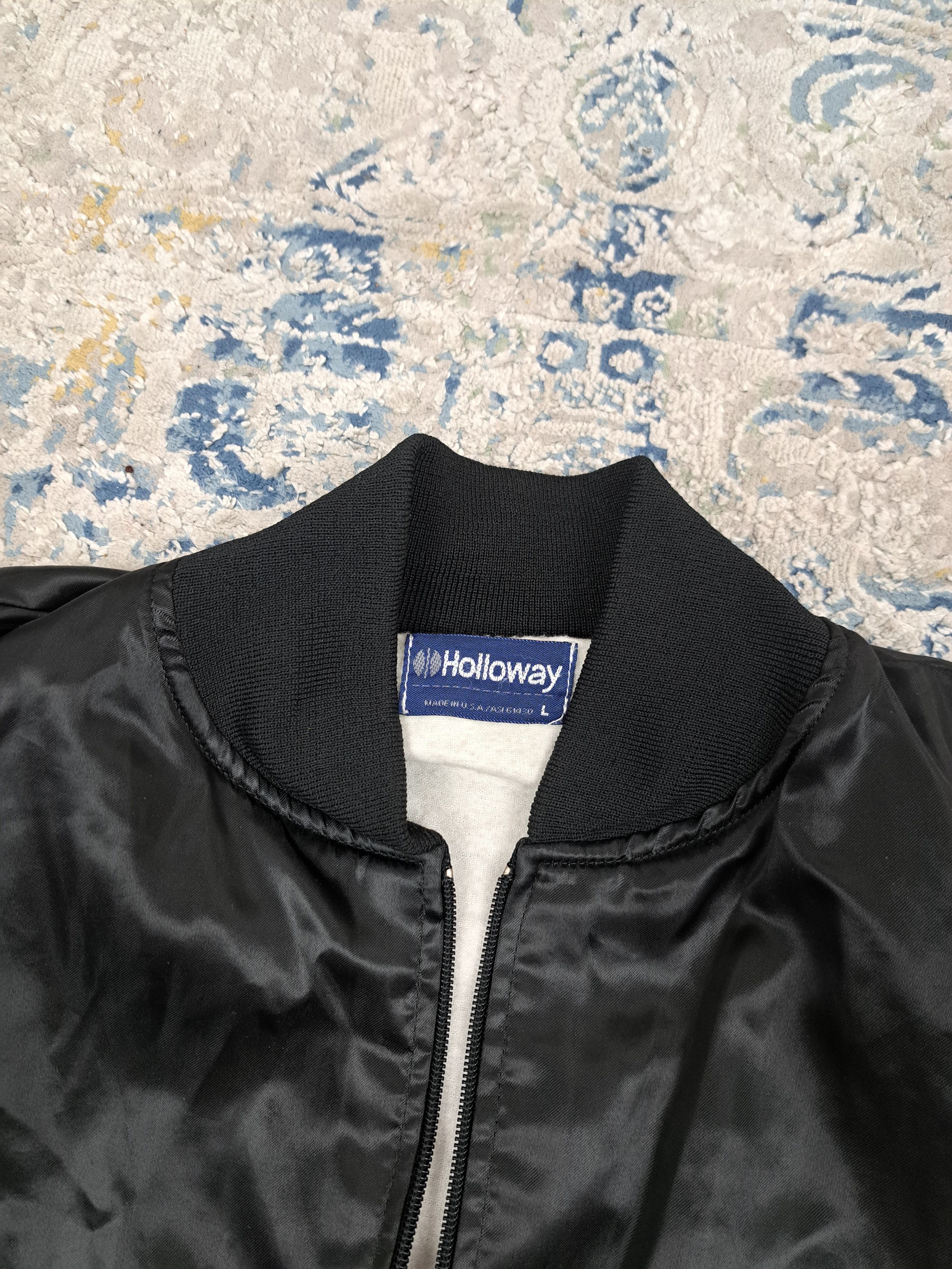 Holloway True Vintage 70s Holloway Picker Nylon Worker Bomber Jacket Size US L / EU 52-54 / 3 - 3 Thumbnail