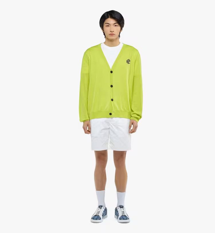 MCM o1mt1gz0625 Cardigan in Acid Green Size US M / EU 48-50 / 2 - 2 Thumbnail