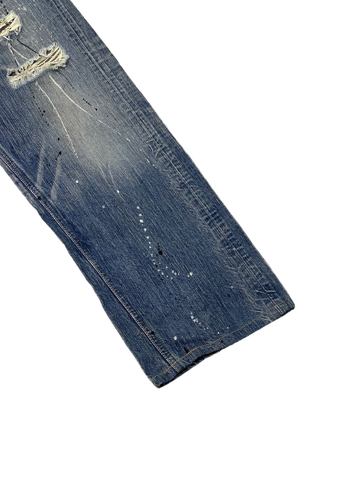 Edwin Distress Jeans Edwin 503 Faded Paint Splash Regular 7🟦5 Size US 34 / EU 50 - 4 Thumbnail