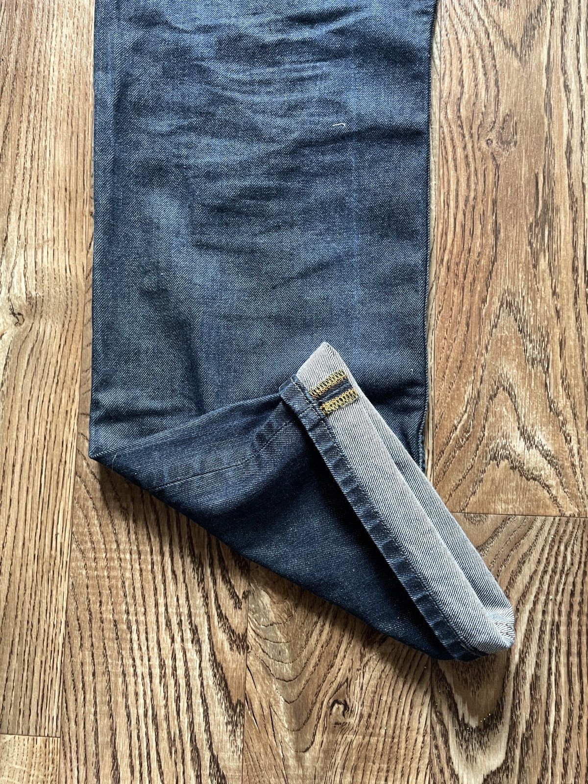 Diesel Vintage Diesel Larkee Blue Wash Distressed Loose Jeans Size US 34 / EU 50 - 5 Thumbnail
