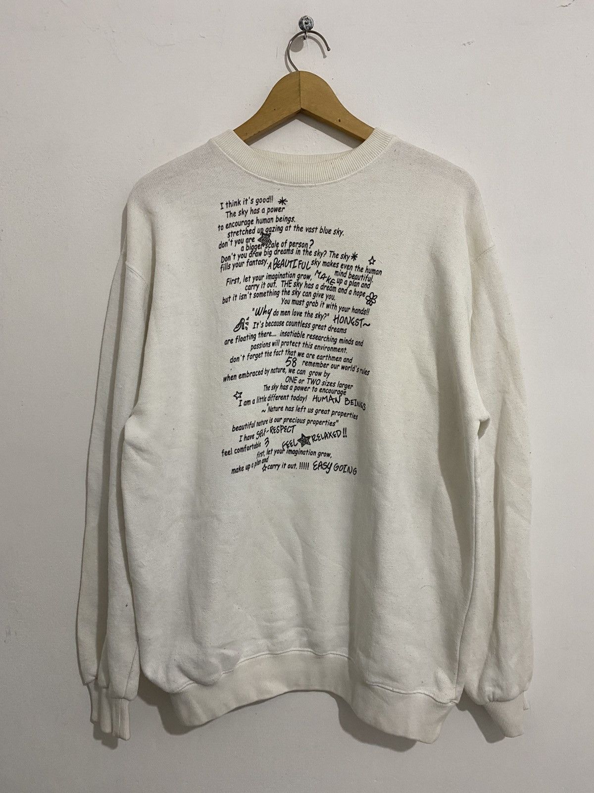 If Six Was Nine Aiuola japanese poem sweatshirt kmrii yasuyukiishii styled Size US L / EU 52-54 / 3 - 1 Thumbnail