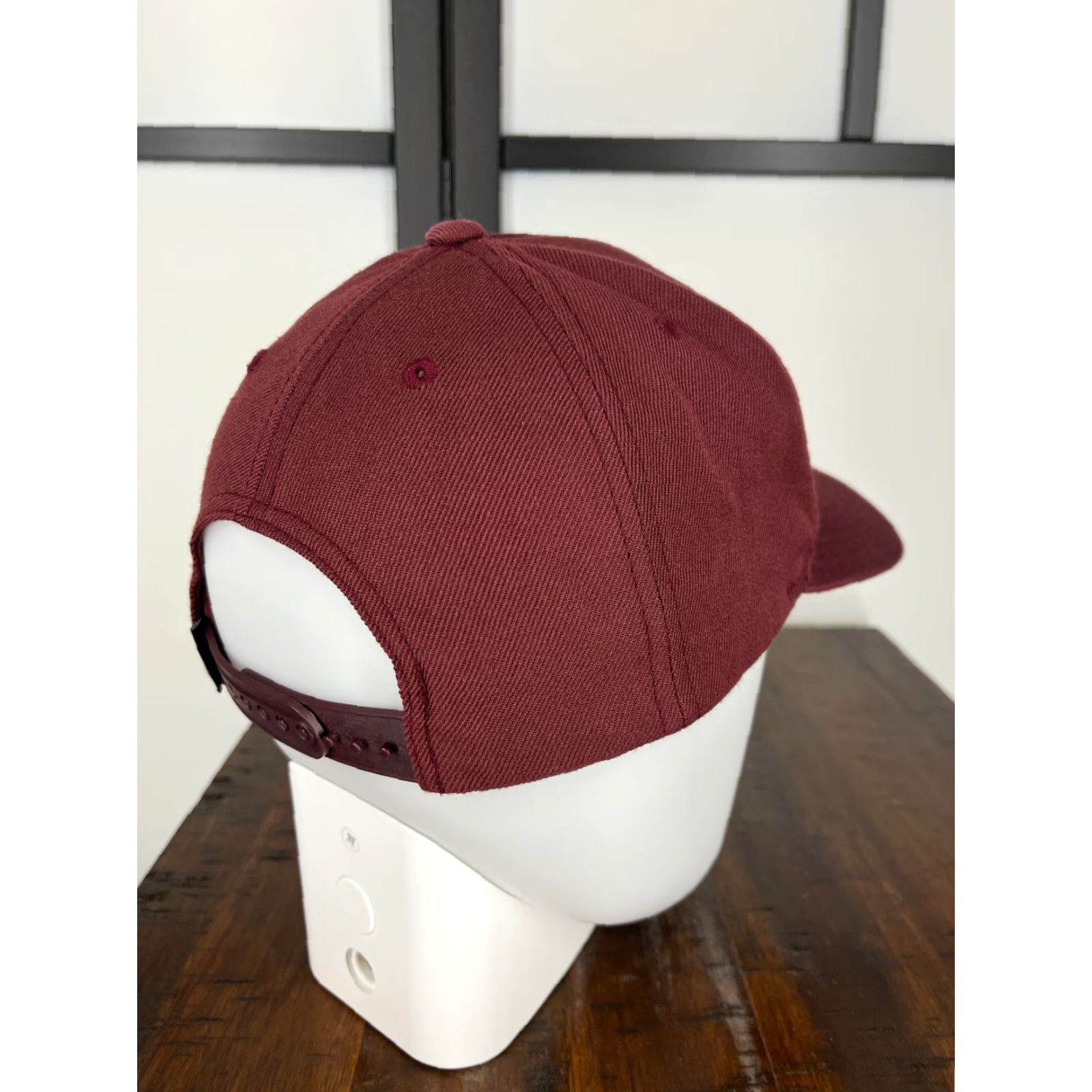 RVCA RVCA Hat Cap Snap Back Adult One Size Red Twill Baseball Adjustable 90s Beach Mens Size ONE SIZE - 7 Thumbnail