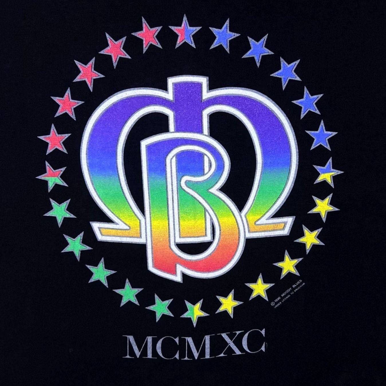 Vintage VINTAGE Brockum (1990) The Moody Blues “MCMXC” Psych Prog Single Stitch T-Shirt L Mens Black Size US L / EU 52-54 / 3 - 3 Thumbnail