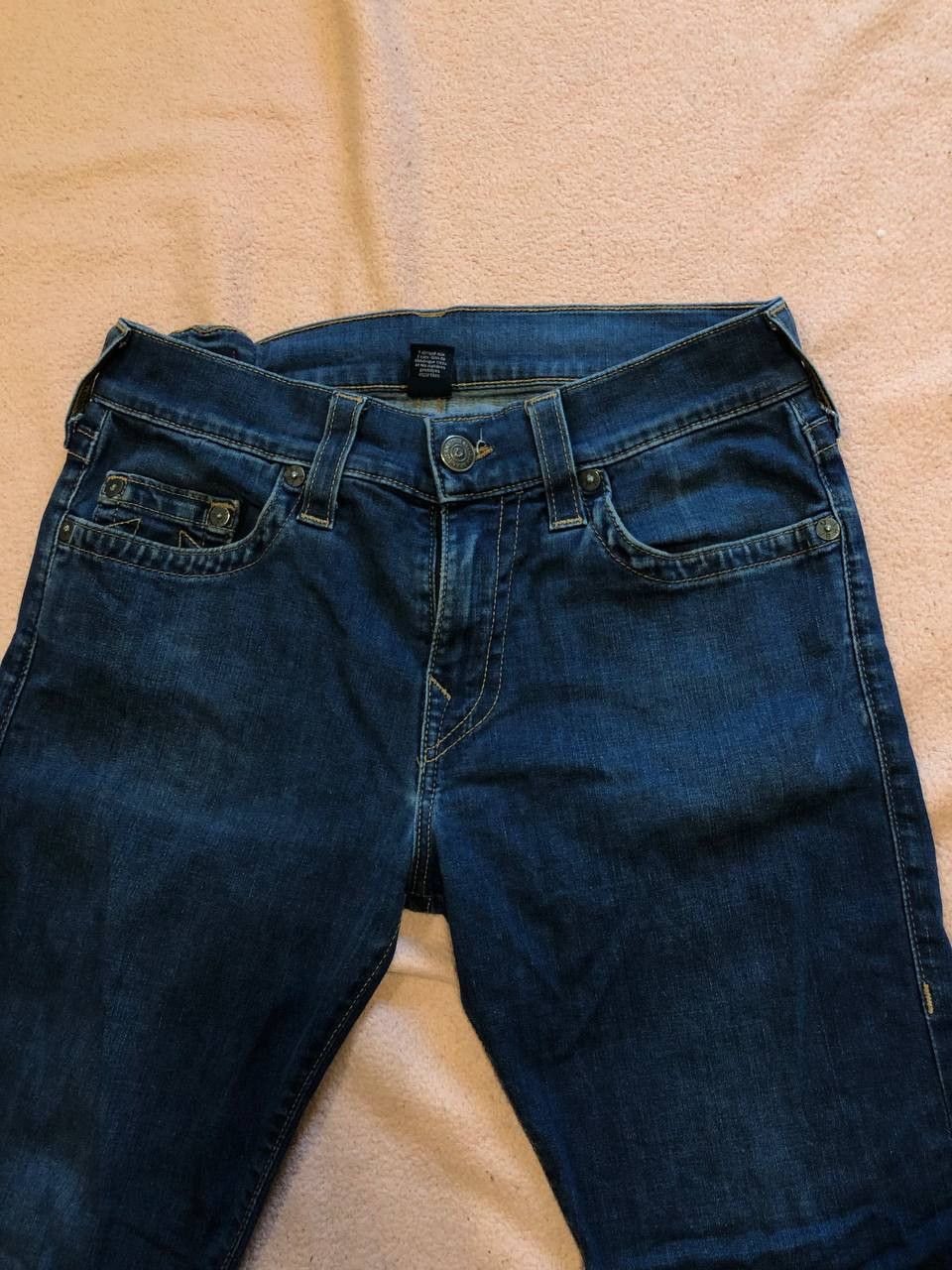 True Religion True Religion Jeans Dark Wash Skinny STREETWEAR Size 33" - 7 Thumbnail
